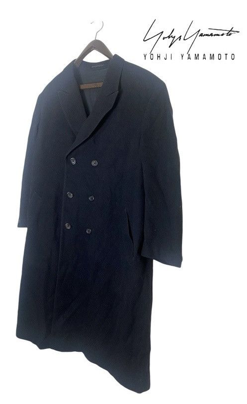 Yohji Yamamoto Vintage Japanese fashion Master Yohji Yamamoto Wool coat Size US M / EU 48-50 / 2 - 4 Thumbnail