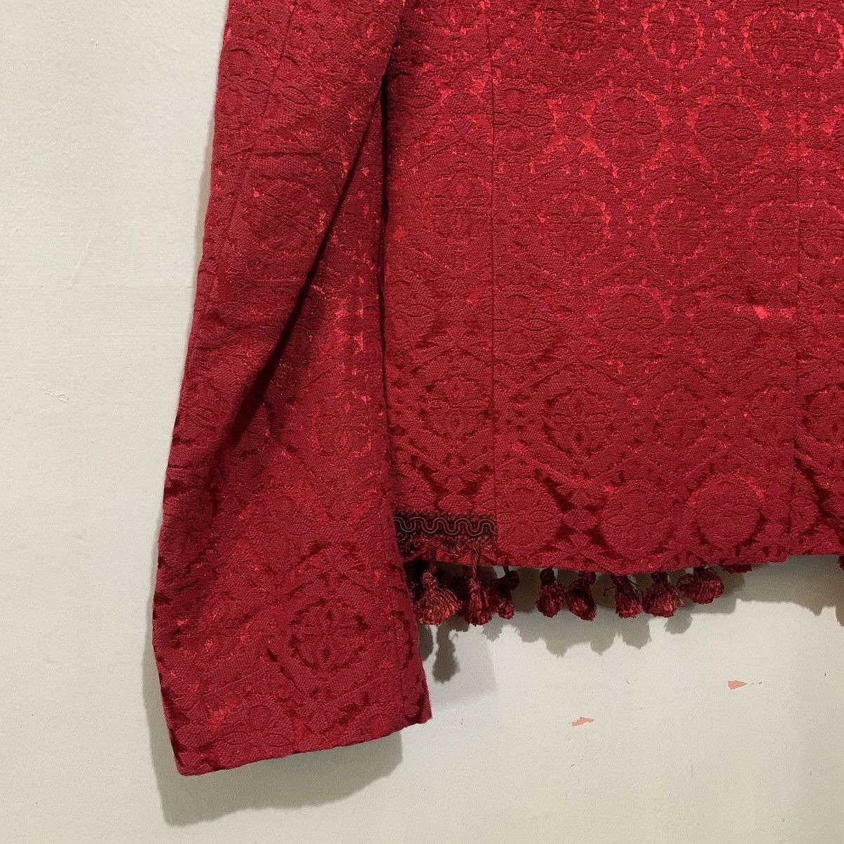 Comme des Garcons Homme Plus Comme des Garcons Homme Plus FW13 Brocade Tassel Blazer Size 38R - 15 Thumbnail