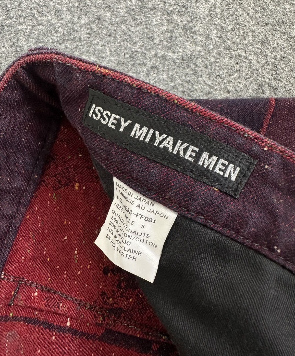 Issey Miyake Men - Archival 2005- Decorative Floral Dual Zip