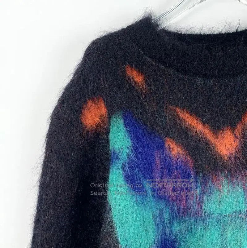 Louis Vuitton Louis Vuitton Black Mohair Men's Sweater . Size US L / EU 52-54 / 3 - 3 Thumbnail