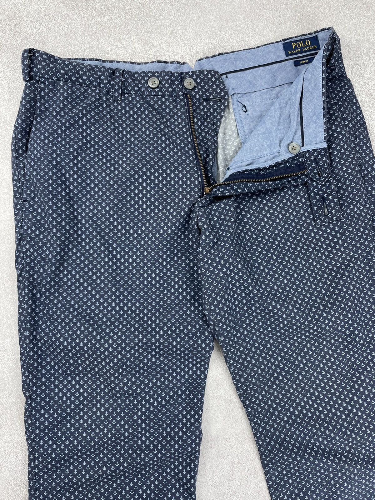 Designer × Polo Ralph Lauren × Ralph Lauren Polo Ralph Lauren Printed Chink Trousers Pants Size US 32 / EU 48 - 1 Thumbnail