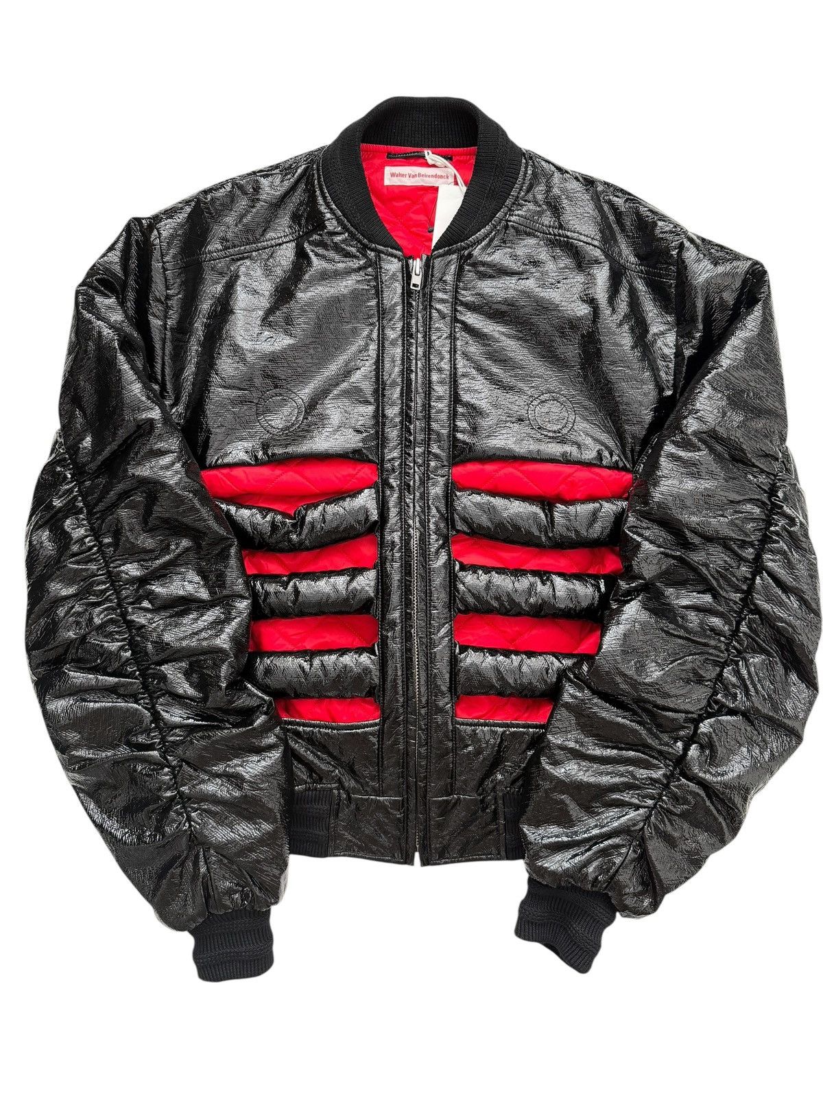 Walter Van Beirendonck Skeleton Rib Cut Out Bomber Jacket Size US M / EU 48-50 / 2 - 1 Thumbnail
