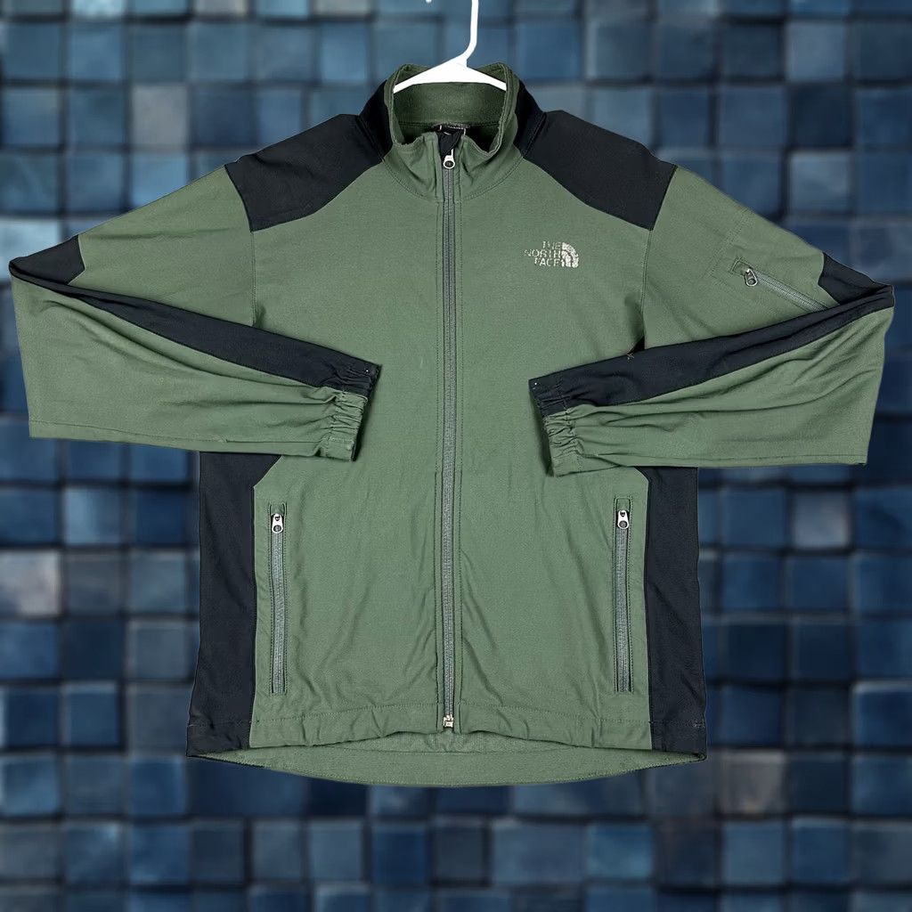 The North Face The North Face Apex Jacket Mens Small Green Softshell Windbreaker Regular Size- Small Green Windbreaker Logo Zip -Mens Size US S / EU 44-46 / 1 - 1 Thumbnail