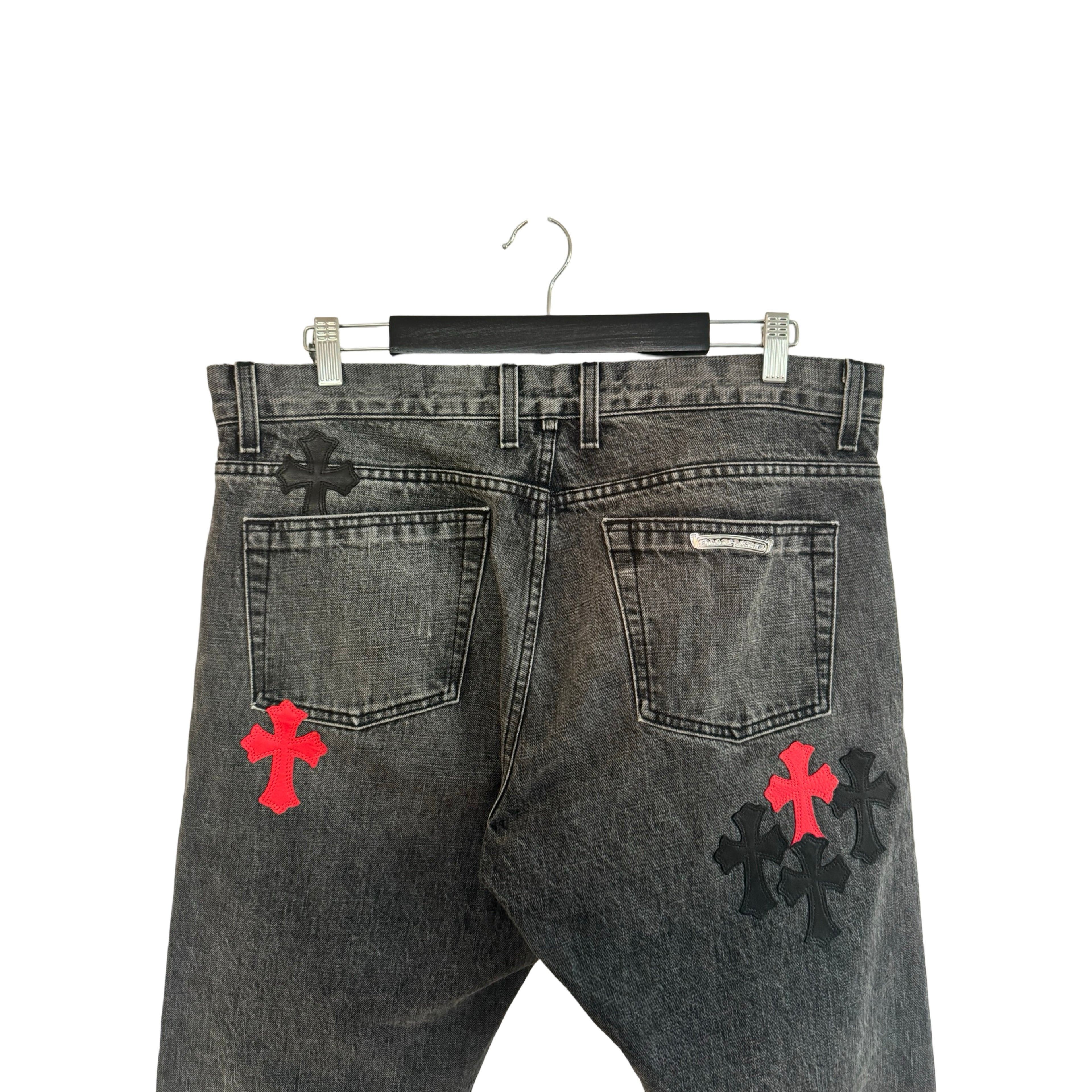 Chrome Hearts CH Red & Black Patch Pant Size US 34 / EU 50 - 7 Thumbnail