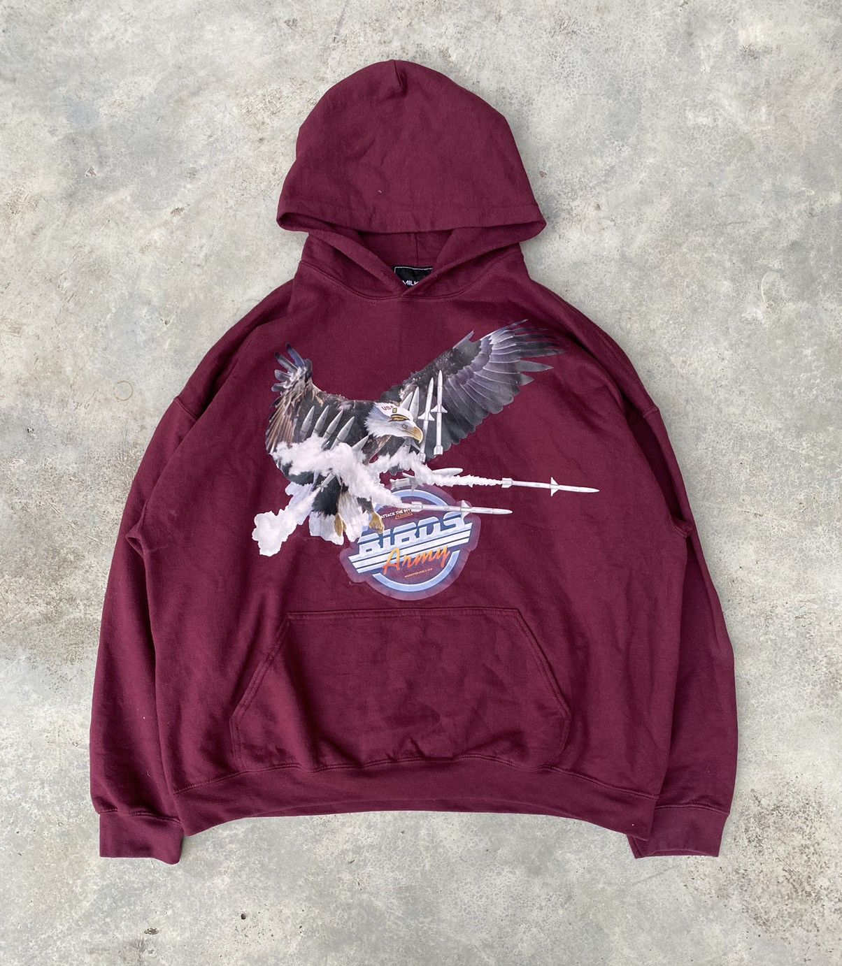 20471120 × Beauty Beast × Japanese Brand SS21 MILKBOY Military USA bird army hoodie Size US XL / EU 56 / 4 - 2 Thumbnail