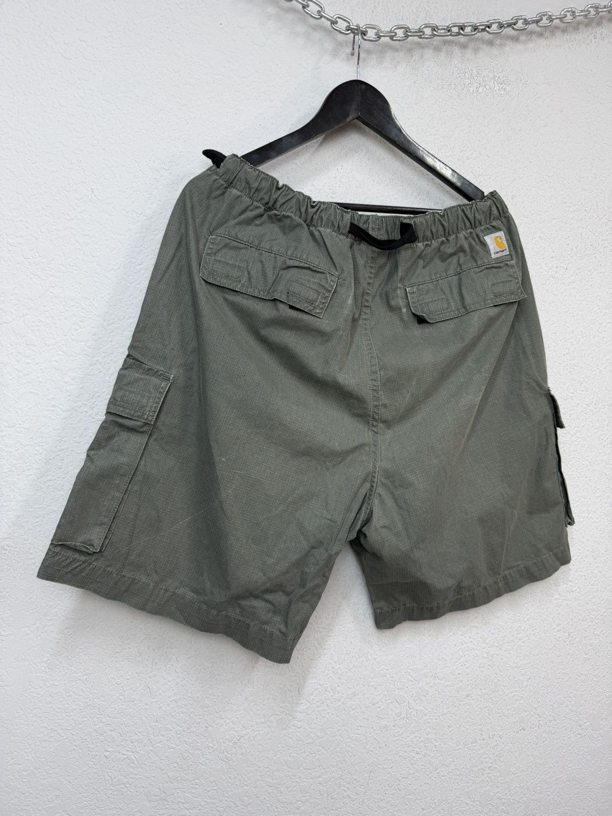 Carhartt Vintage Carhartt Cargo Shorts Khaki Work Y2K Archival Size US 33 - 5 Thumbnail