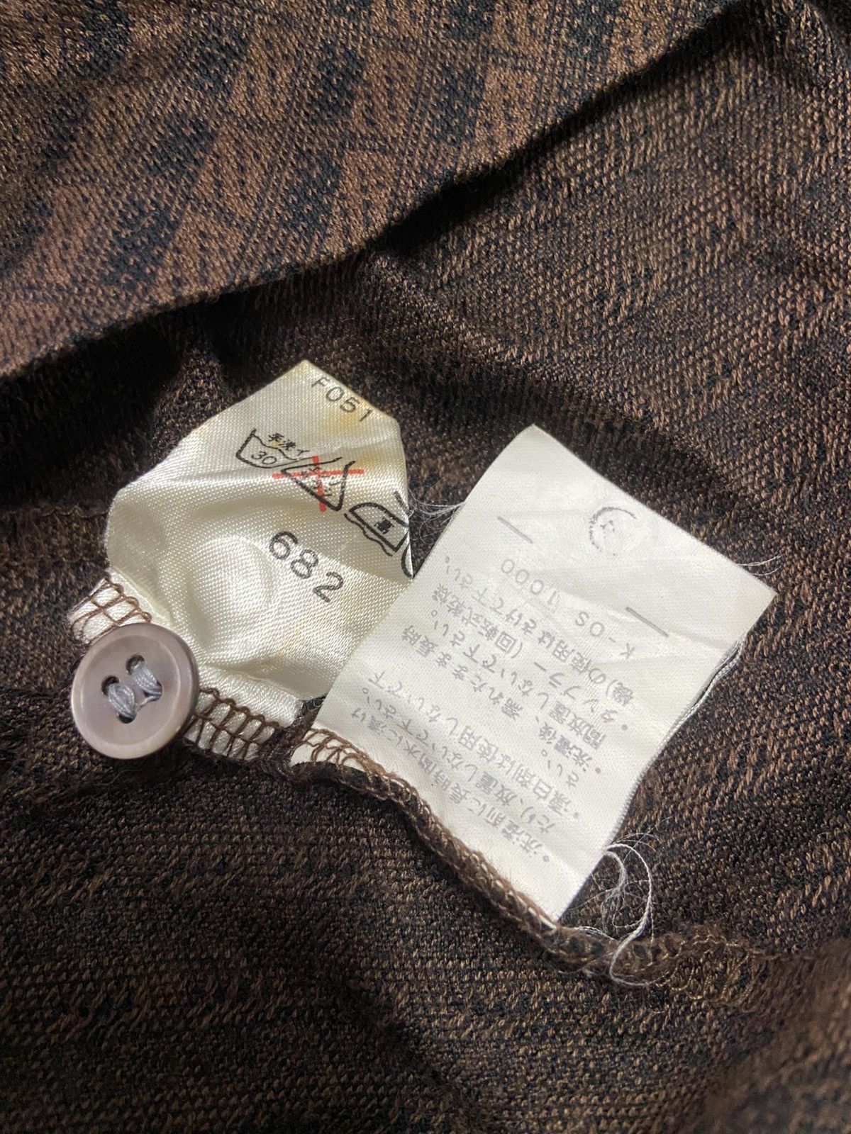 Yves Saint Laurent Vintage Yves Saint Laurent Polo Shirt Long Sleeve YSL Size US M / EU 48-50 / 2 - 6 Thumbnail