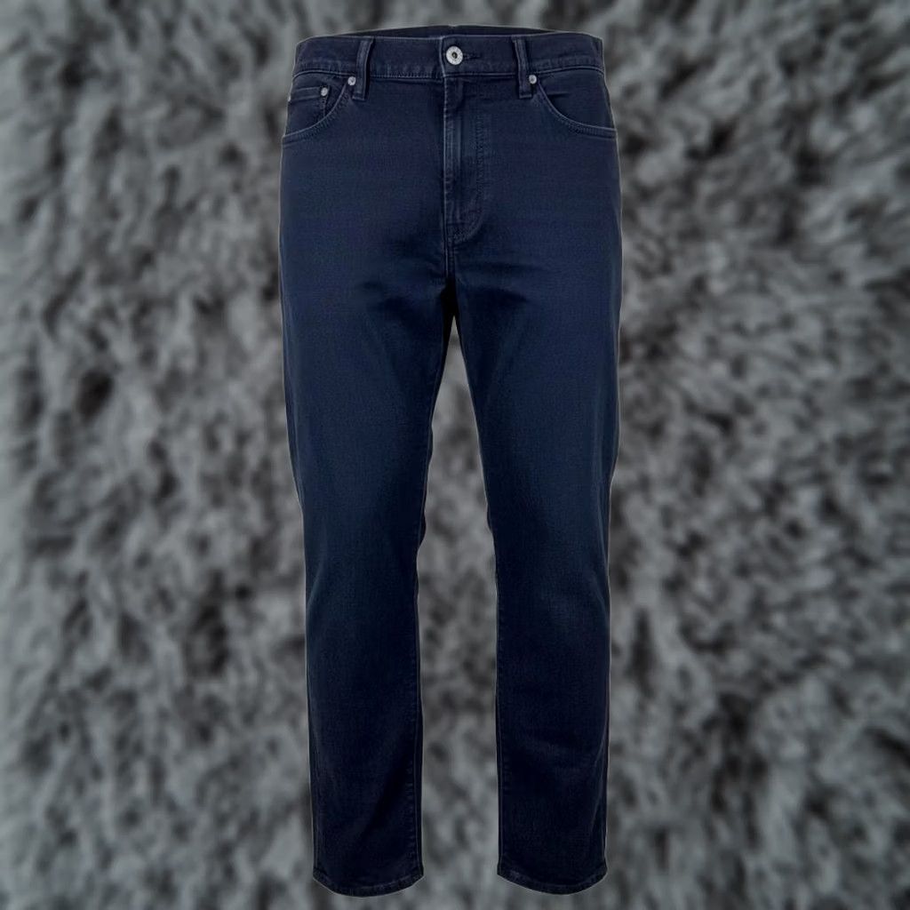 Lucky Brand Lucky Brand 121 Heritage Slim Jeans Mens 32x28 Blue Dark Wash Zip Fly Tapered Slim Denim Jeans Size US 32 / EU 48 - 1 Thumbnail
