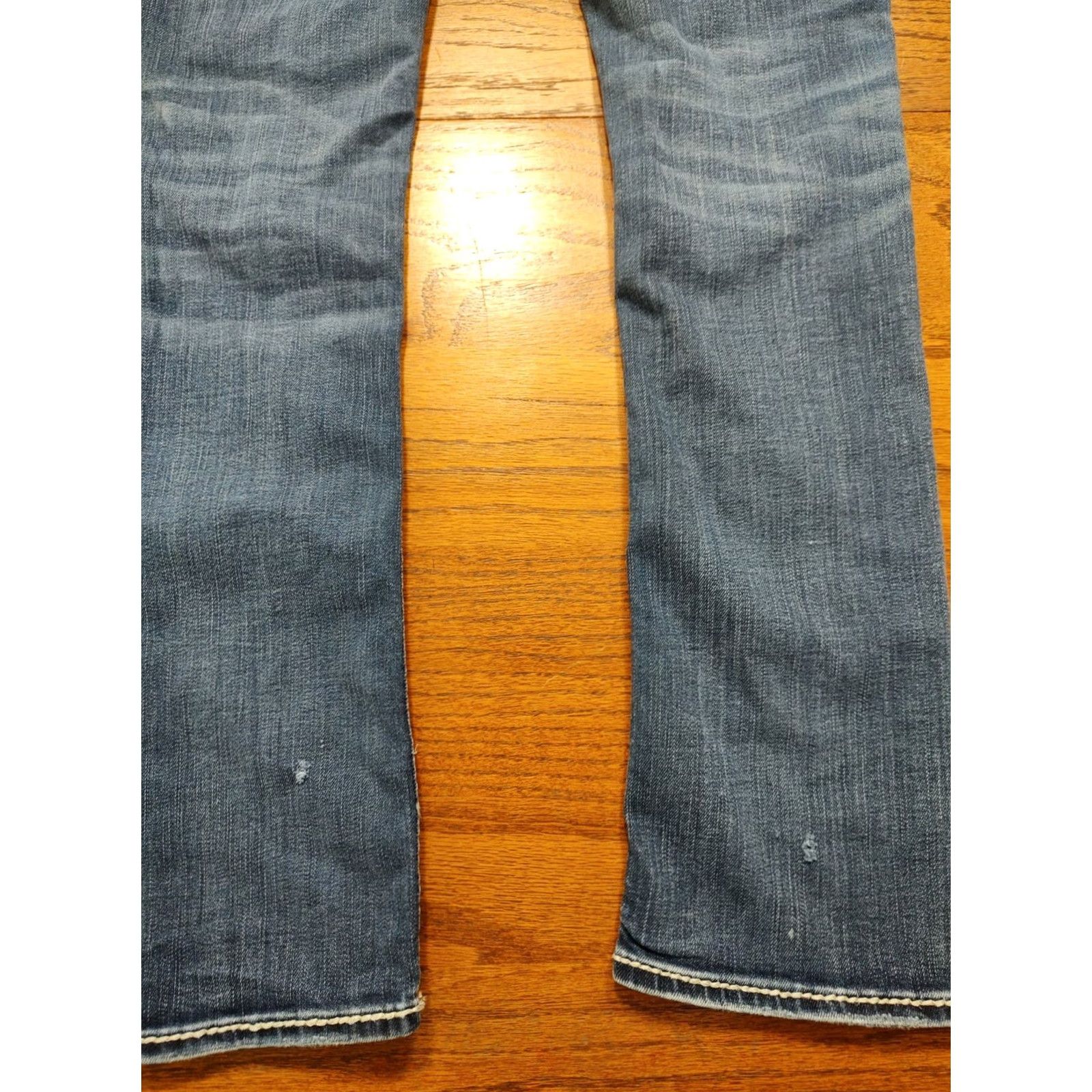 Vintage Rock Revival Karla Jeans Mid Rise Capri Skinny Denim Womens 25 Inseam 29 Blue Rock Revival Karla 25 Jeans Womens Skinny Denim Capris Size 42" / US 20 - 6 Thumbnail