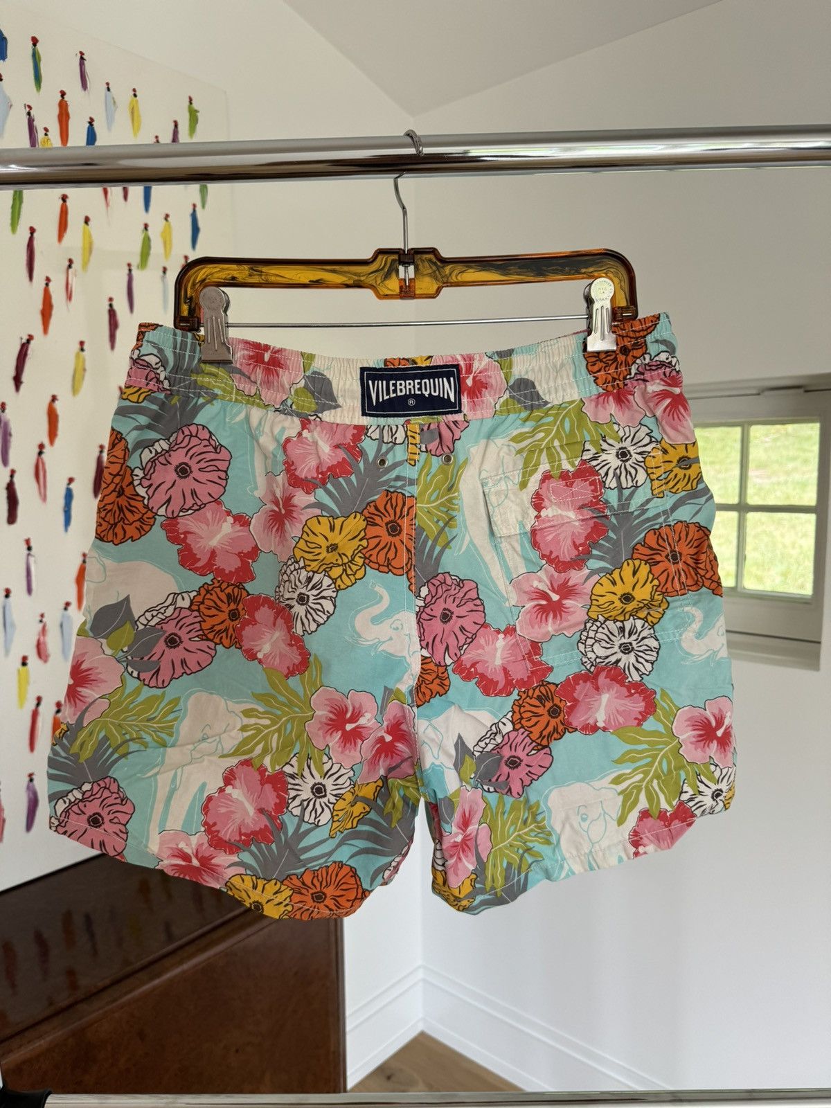Vilebrequin Vilbrequin Floral Swim Trunks Size US 33 - 2 Thumbnail