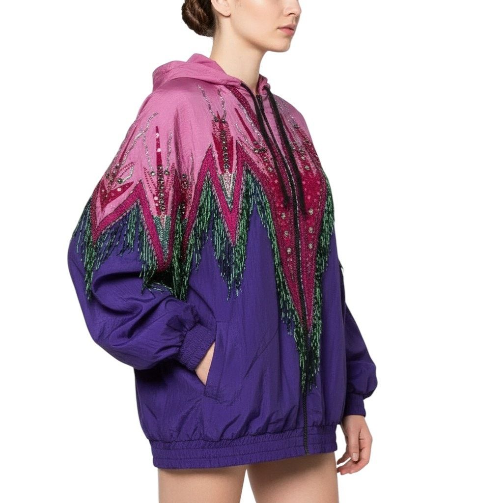 Gucci Gucci Fringe,Beaded,Sequin&Crystal Accents Bomber Jacket, M Size M / US 6-8 / IT 42-44 - 6 Thumbnail
