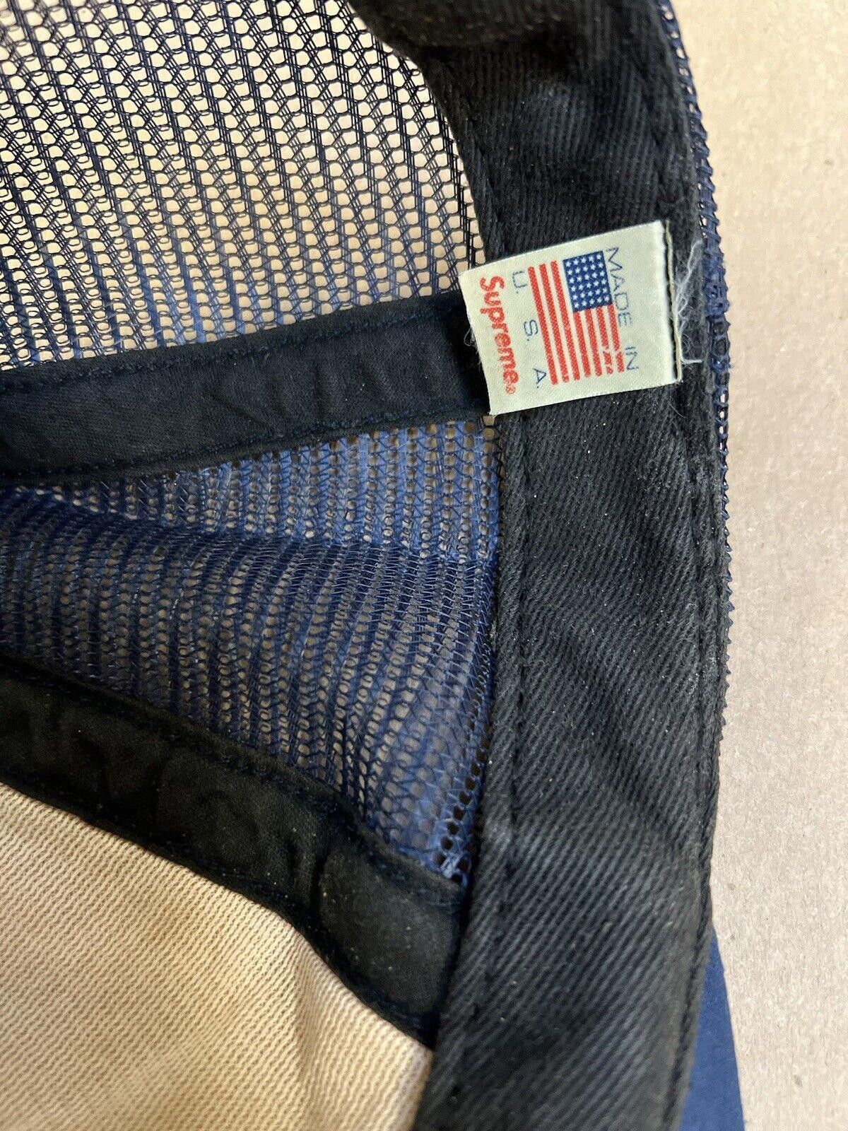 Supreme SS13 Supreme World Famous Navy Mesh Snapback Hat Cap 2013 Size ONE SIZE - 5 Thumbnail