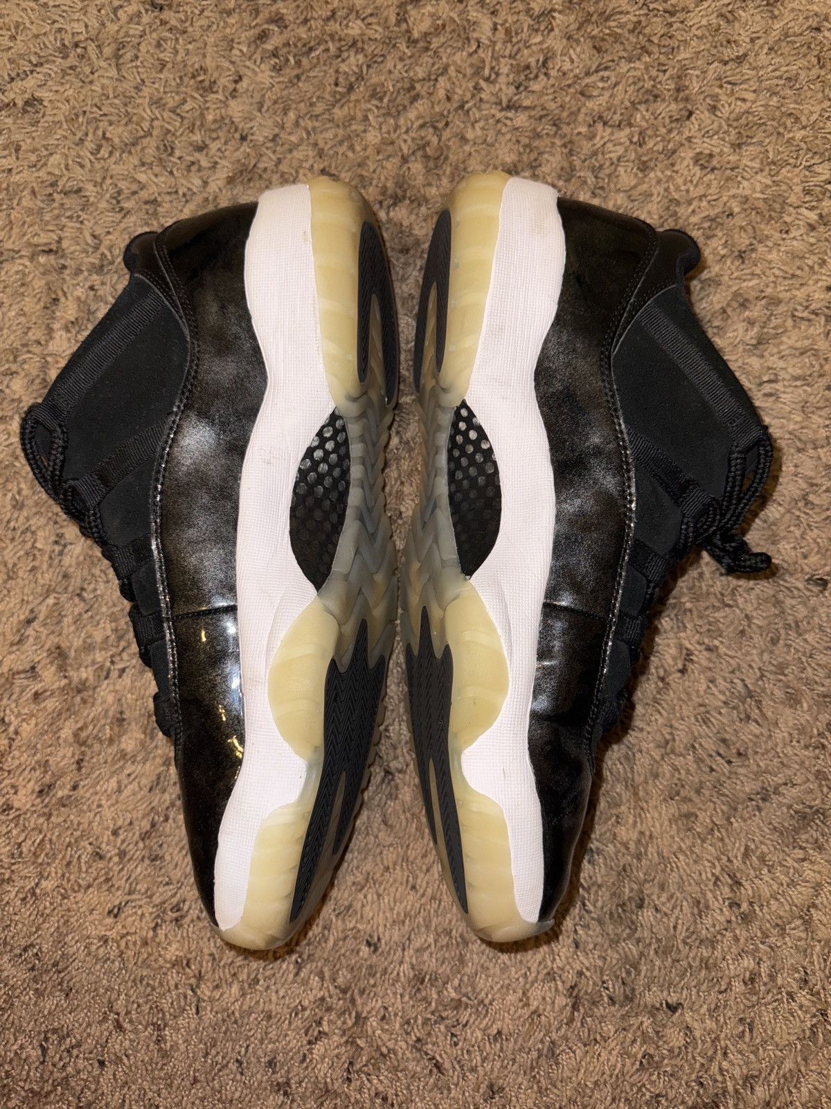Jordan Brand Nike Air Jordan Retro 11 XI Low Baron Black White Graphite Size US 13 / EU 46 - 1 Thumbnail
