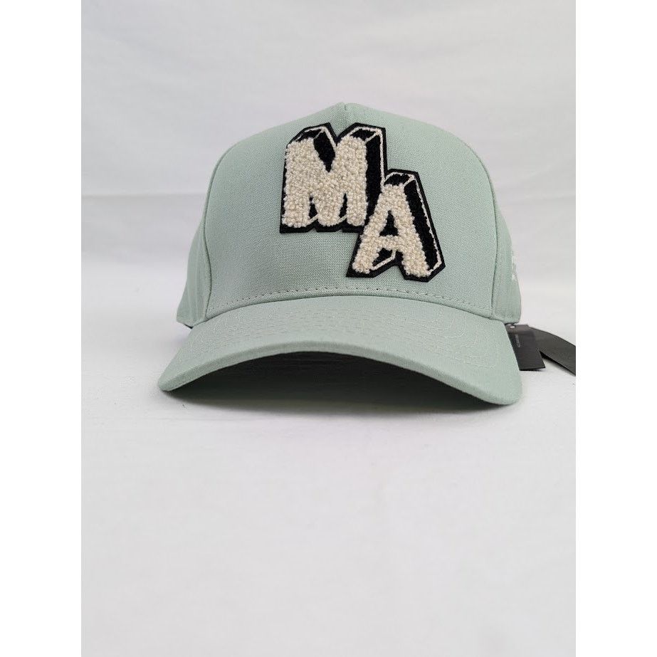 Amiri o1rshd1 Q:2 / Size: OS / Chenille MA Patch Canvas Hat/Cap Size ONE SIZE - 1 Thumbnail