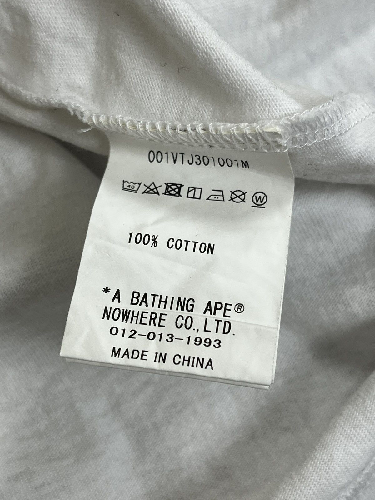 Bape BAPE White Reflective Graphic Tank Top Size US L / EU 52-54 / 3 - 9 Thumbnail