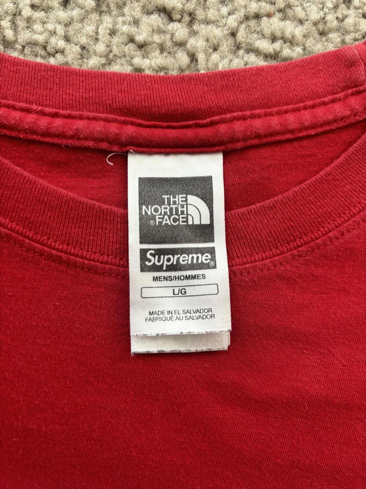 Supreme Supreme x North Face Tee Size US L / EU 52-54 / 3 - 3 Thumbnail