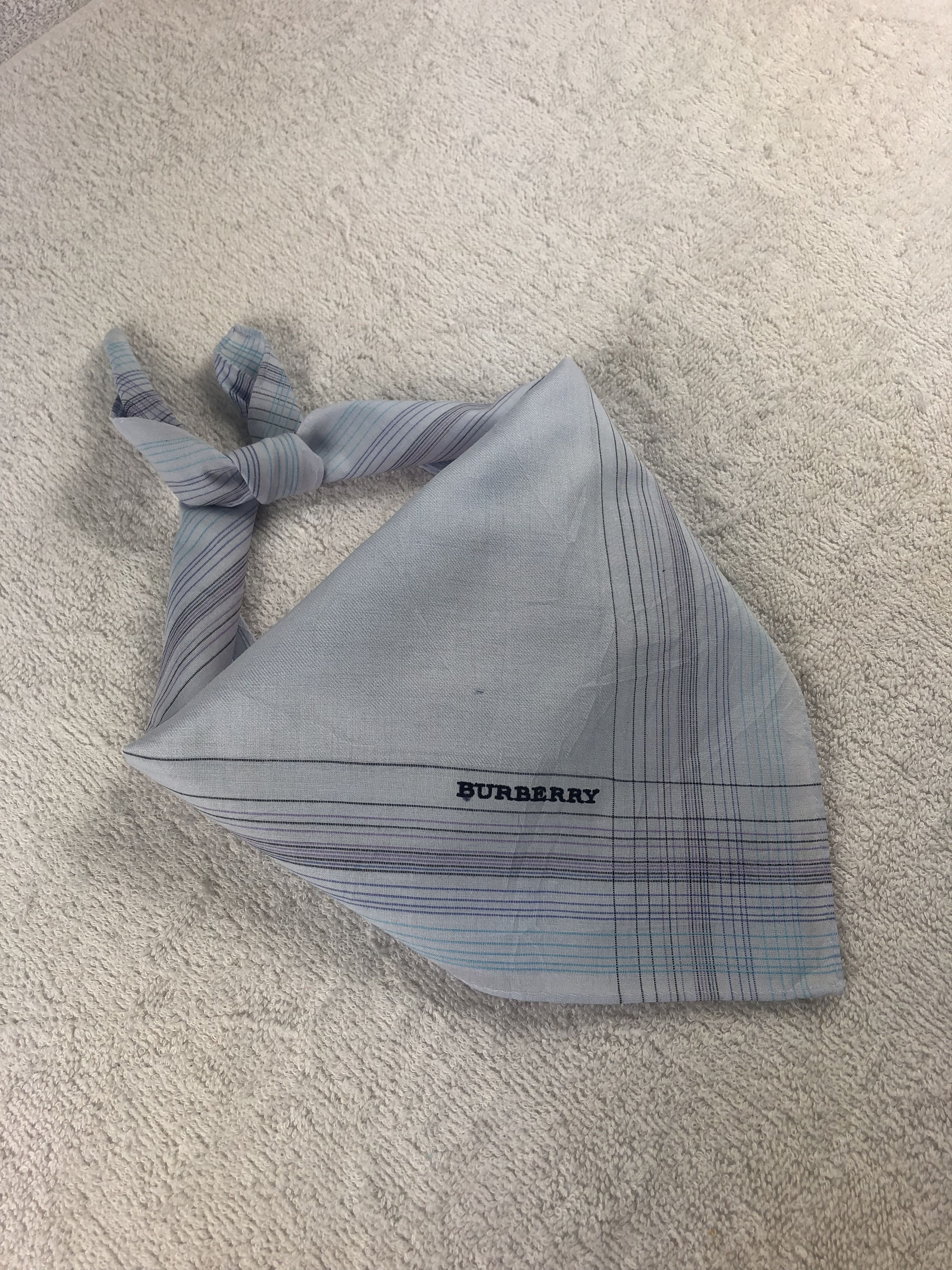 Burberry × Vintage Burberry Handkerchief / Bandana / Neckerchief Size ONE SIZE - 2 Thumbnail