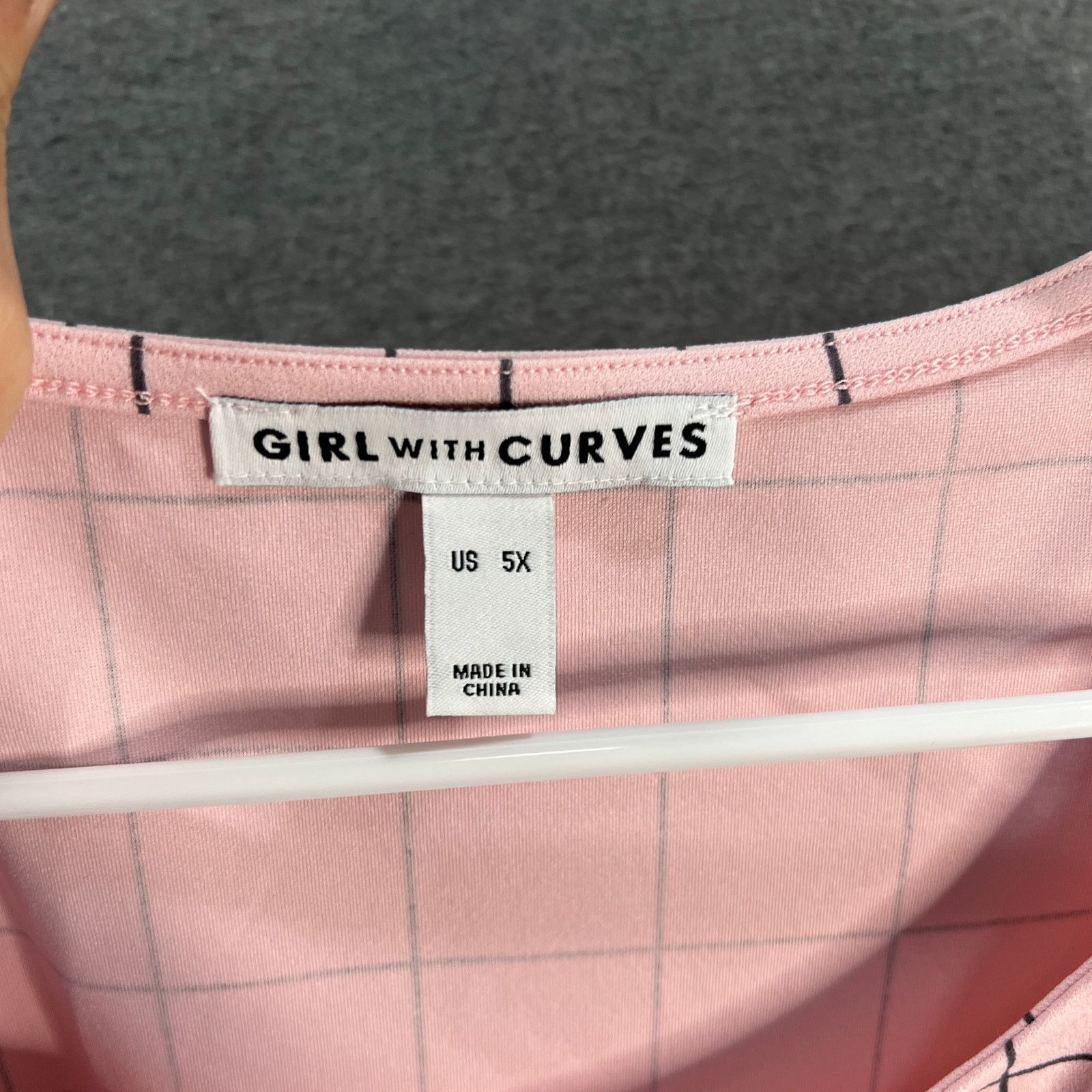 Other Girl With Curves Womens Top Shirt Ladies Pink Color Size 5X Size 4XL / US 24-26 - 3 Thumbnail
