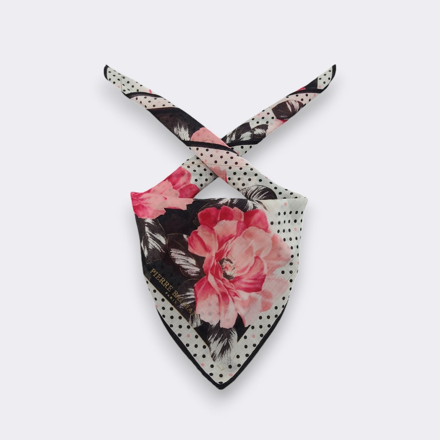 Pierre Balmain Vintage Pierre Balmain Handkerchief Neckerchief H024F Size ONE SIZE - 1 Thumbnail
