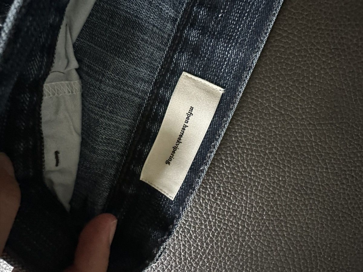 Mfpen NWT MFPEN STRAIGHT CUT JEANS - BLUE STRIPE Size US 34 / EU 50 - 9 Thumbnail