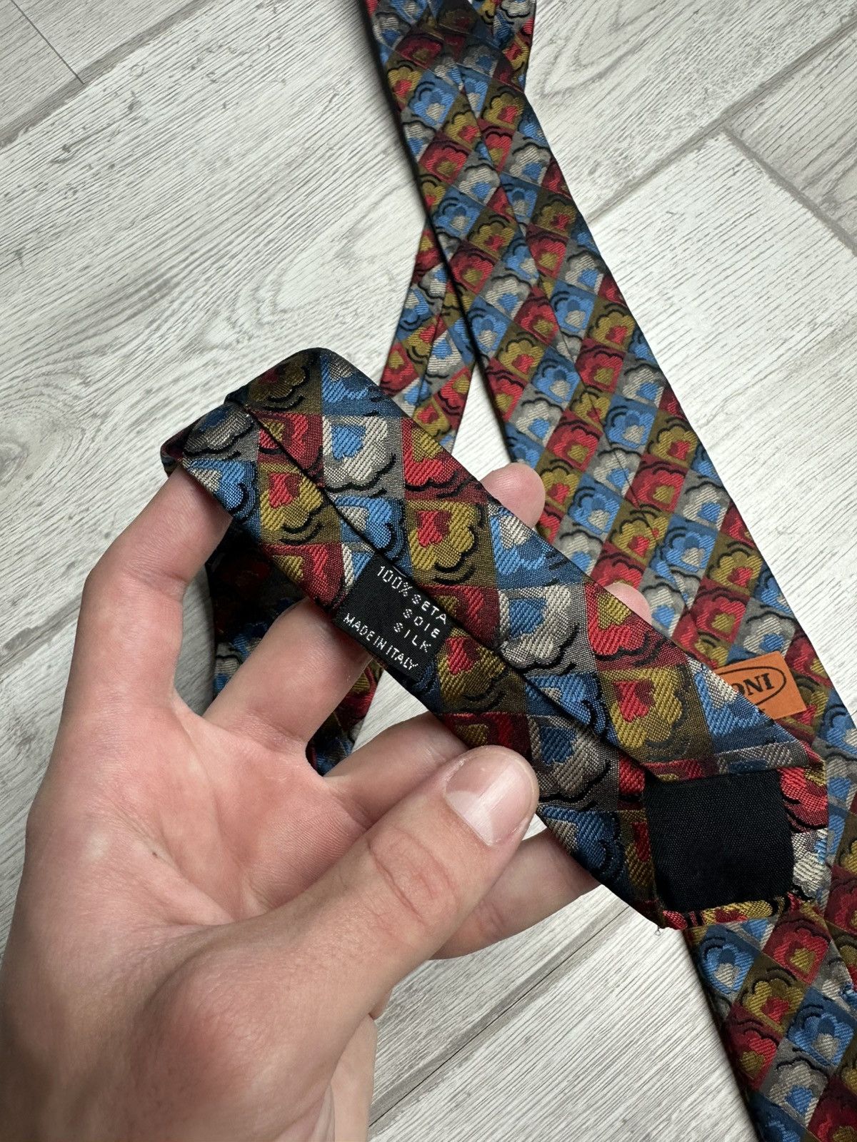 Missoni Missoni Tie Abstract 100% Silk Made in Italy Size ONE SIZE - 3 Thumbnail
