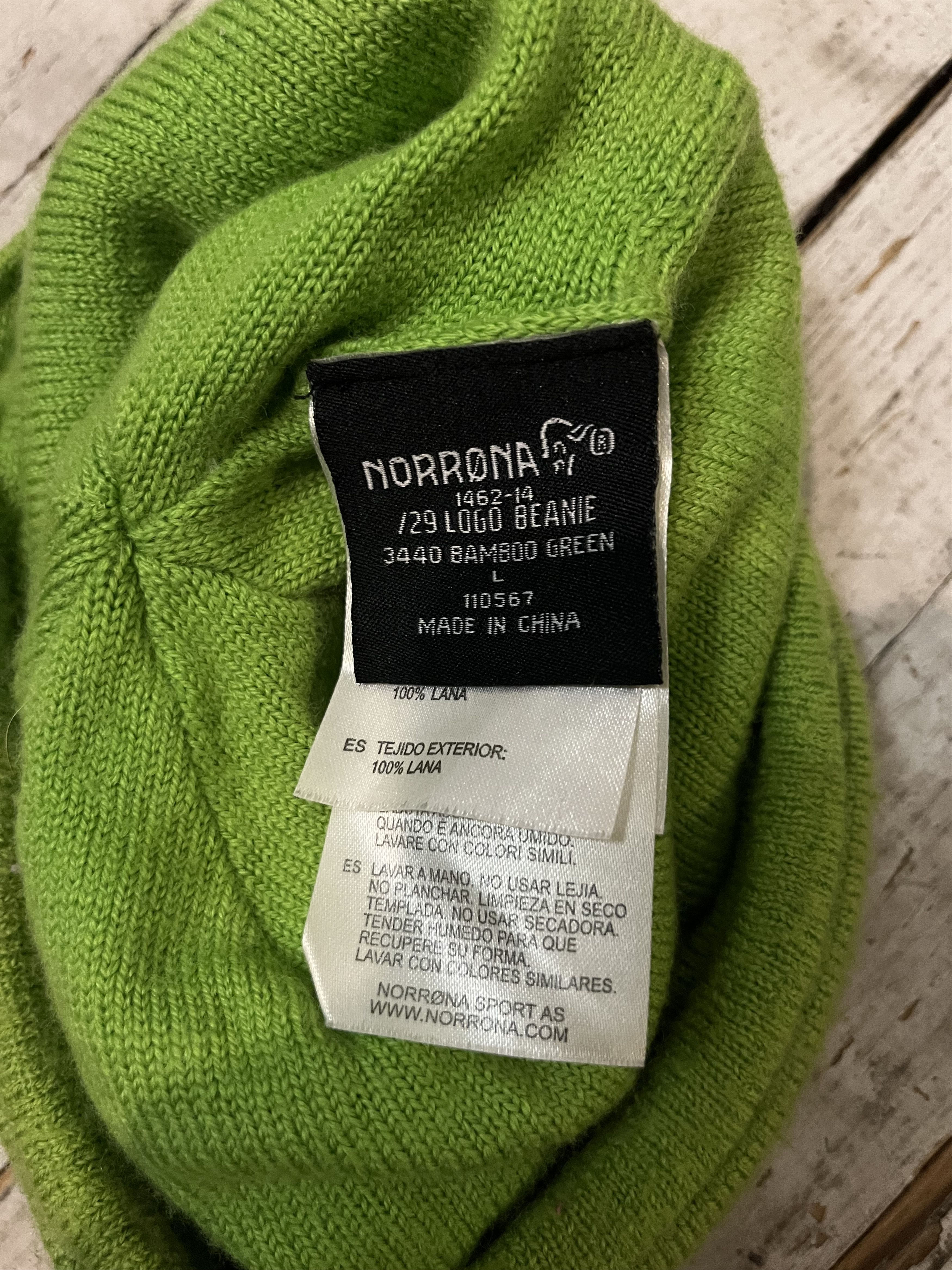 Norrona × Vintage Norrona Arc'Teryx Bird Head Toque Style Wool Green Beanie Size ONE SIZE - 6 Thumbnail