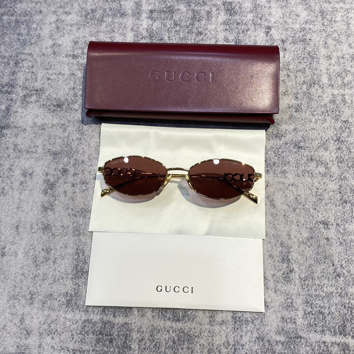 Gucci GUCCI GG1802S 002 GOLD RED Size ONE SIZE - 7 Thumbnail