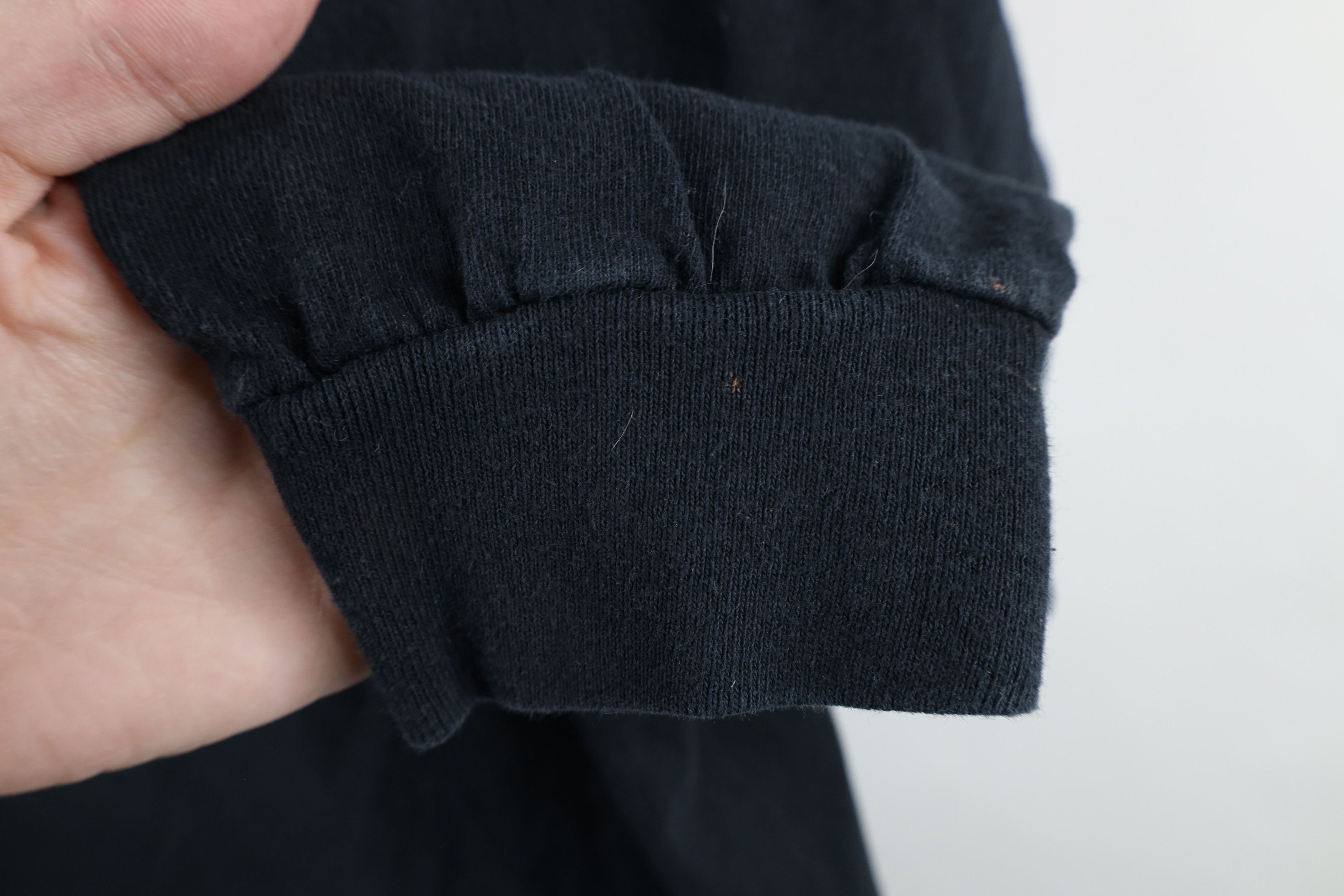Vintage Vintage 90s Streetwear Long Sleeve Cotton T-Shirt Black Size US XL / EU 56 / 4 - 7 Thumbnail