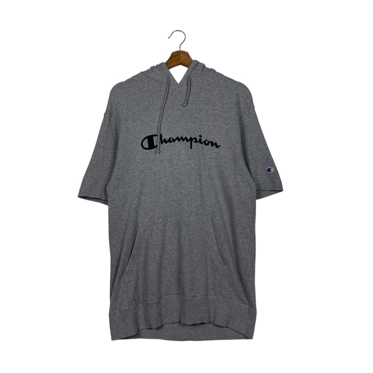 Champion CHAMPION Big Logo Short Sleeve Hoodies Pullover #2014-C87 Size XXL / US 16-18 / IT 52-54 - 10 Thumbnail