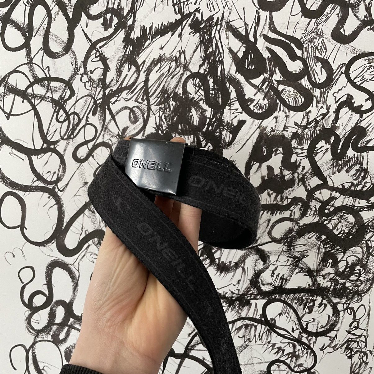 O'Neill × Vintage Vintage O’Neill Streetwear Belt Colour black Y2k Size ONE SIZE - 2 Thumbnail