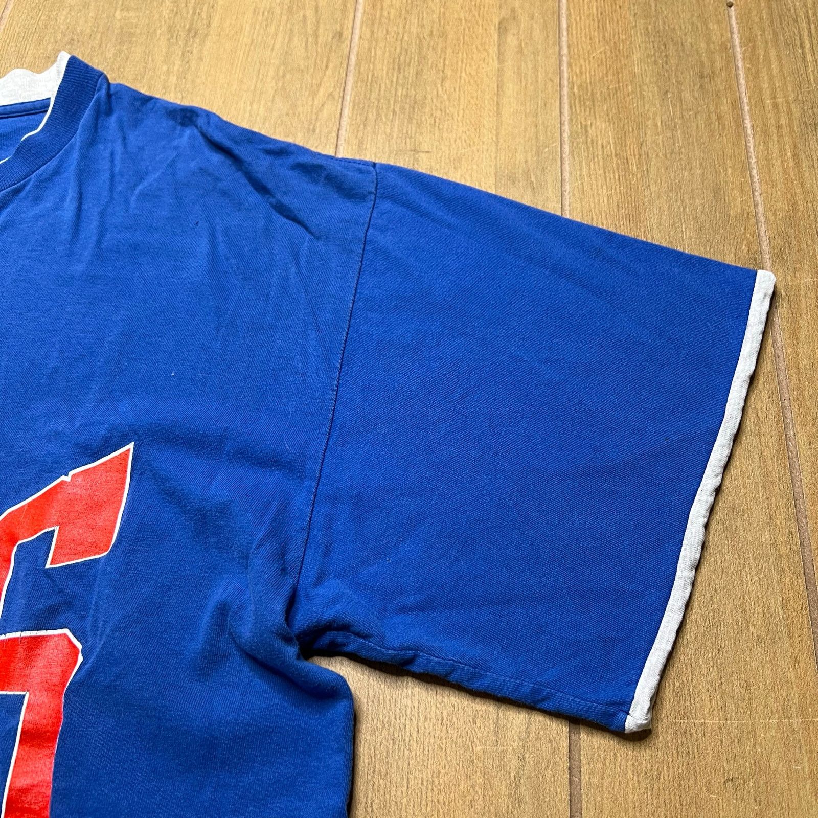 Logo 7 Vintage 80s Chicago Cubs Logo 7 MLB Spellout Logo Sz XL Y2K Size US XL / EU 56 / 4 - 10 Thumbnail