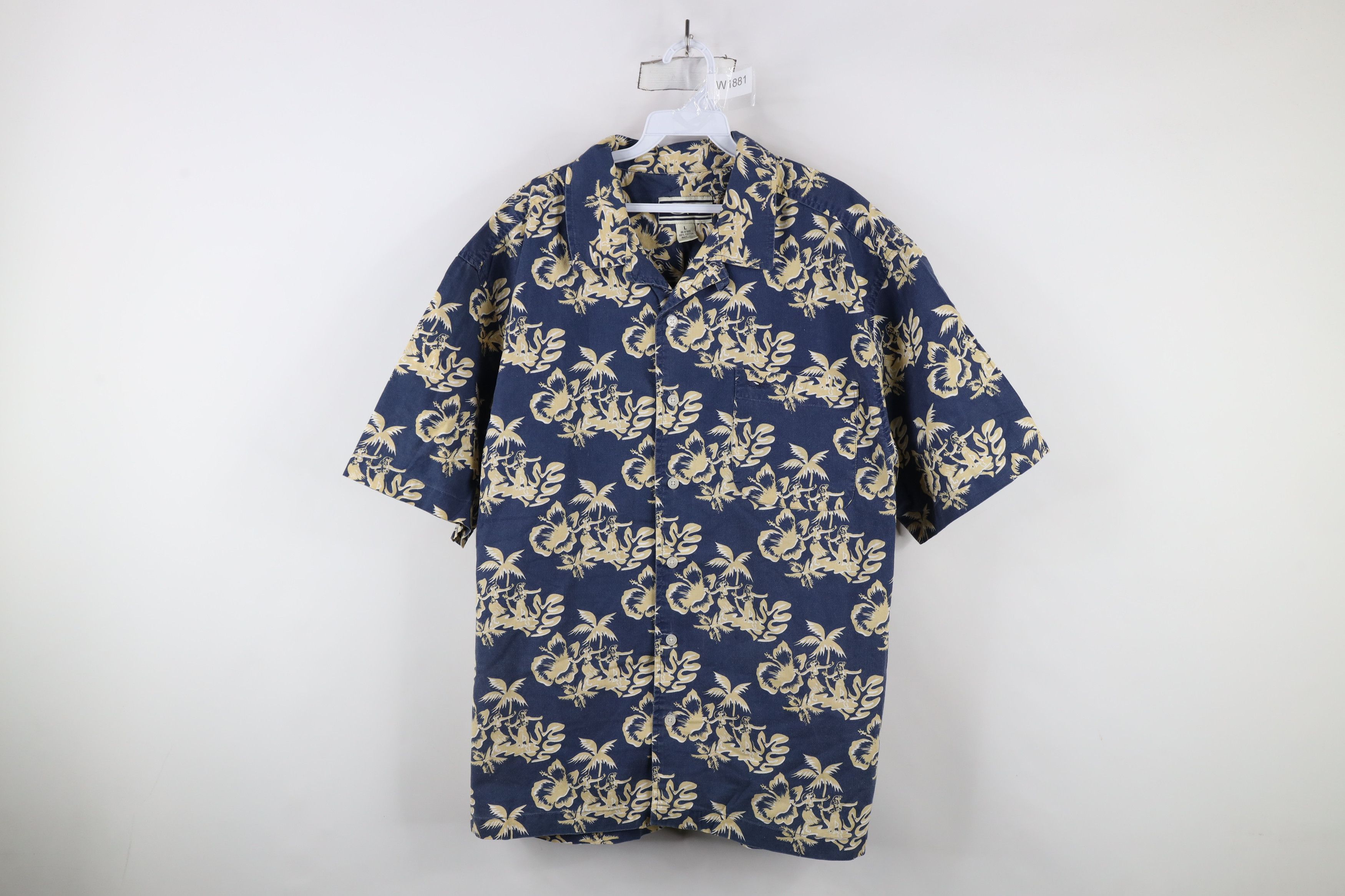 Ocean Pacific × Vintage Vintage 90s Ocean Pacific OP Surf Looped Collar Button Shirt Size US L / EU 52-54 / 3 - 1 Thumbnail