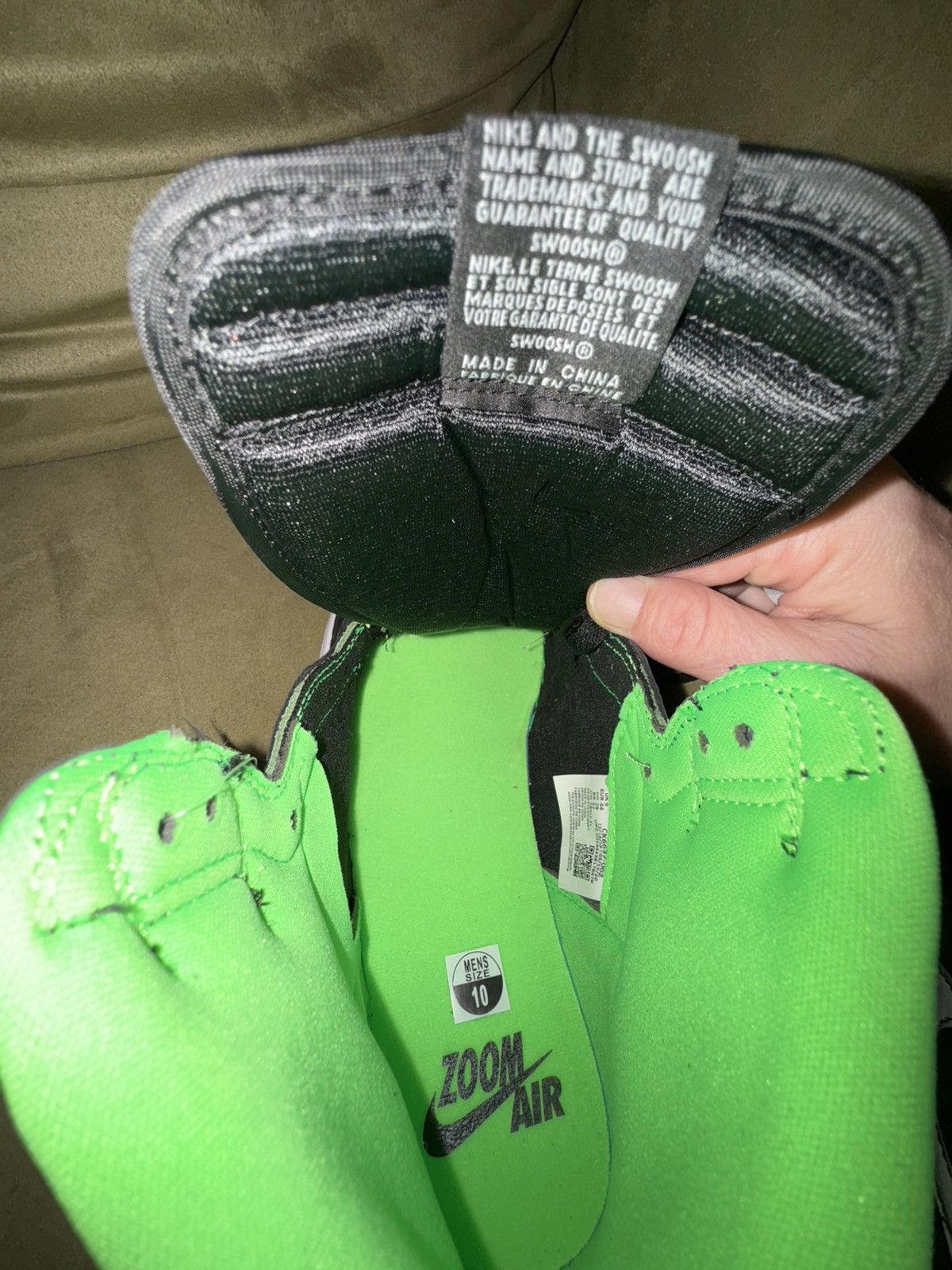 Jordan Brand Nike Air Jordan 1 hi “Zen Green” DS NEW! xtra laces! size 10 Size US 10 / EU 43 - 23 Thumbnail