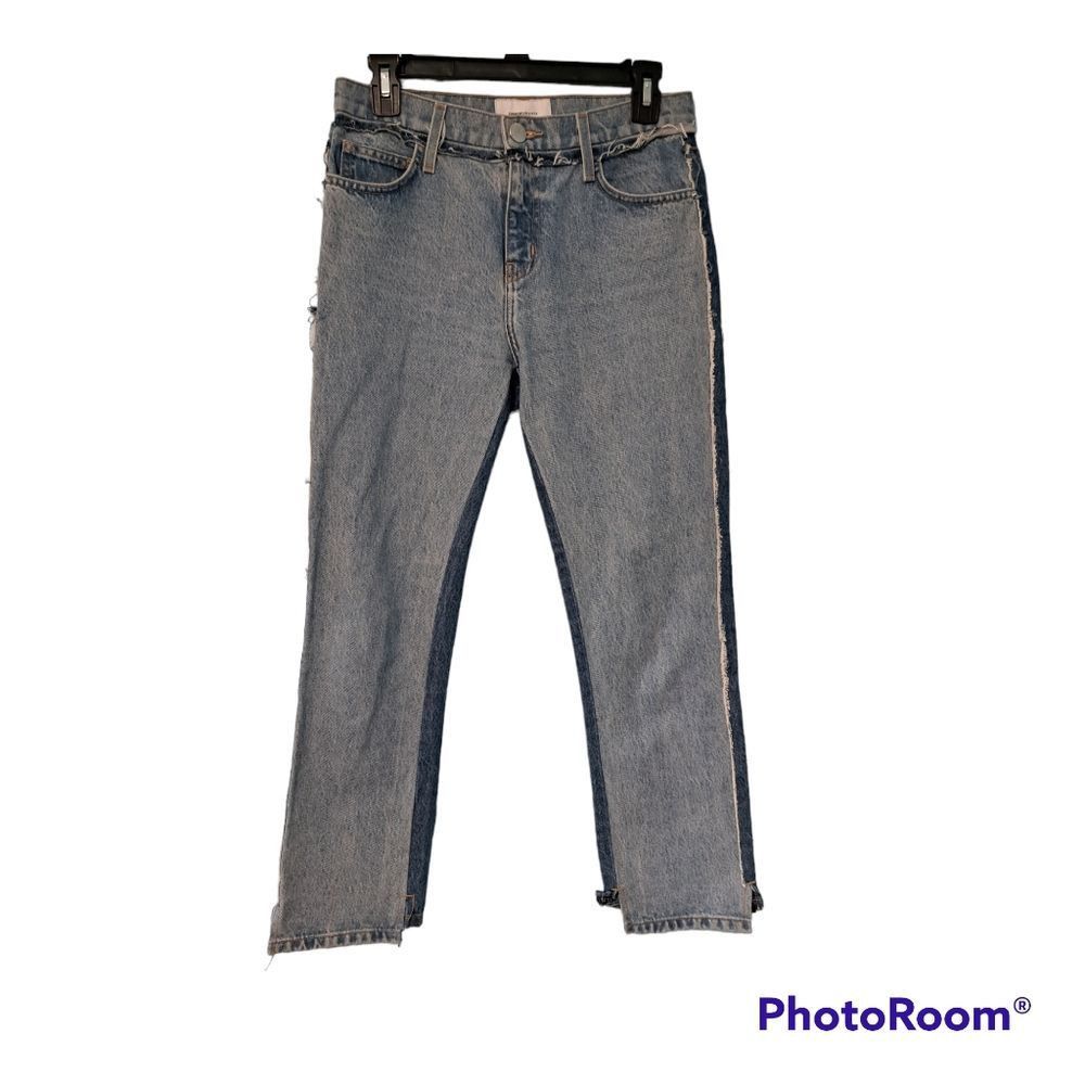 Current/Elliot Current Elliott The High Waist Somera Straight Jeans in Cava Size 25" / US 0 / IT 36 - 11 Thumbnail