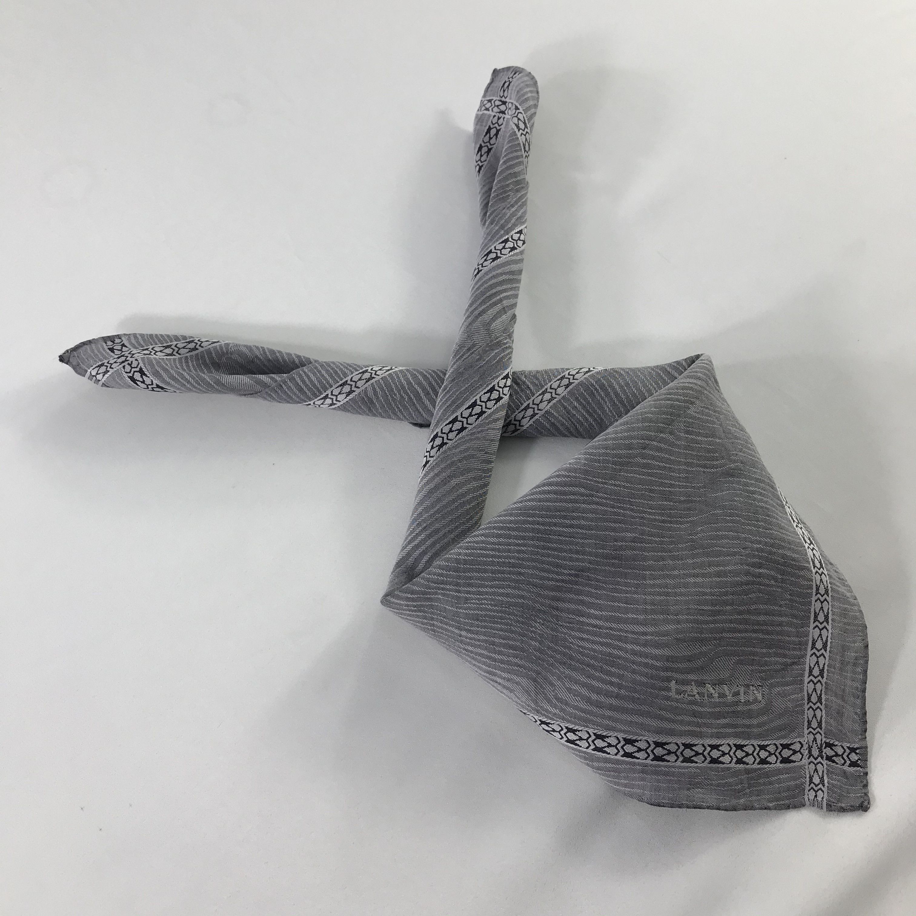 Lanvin × Vintage Lanvin Bandana / Handkerchief / Neckerchief - S1134 Size ONE SIZE - 4 Thumbnail
