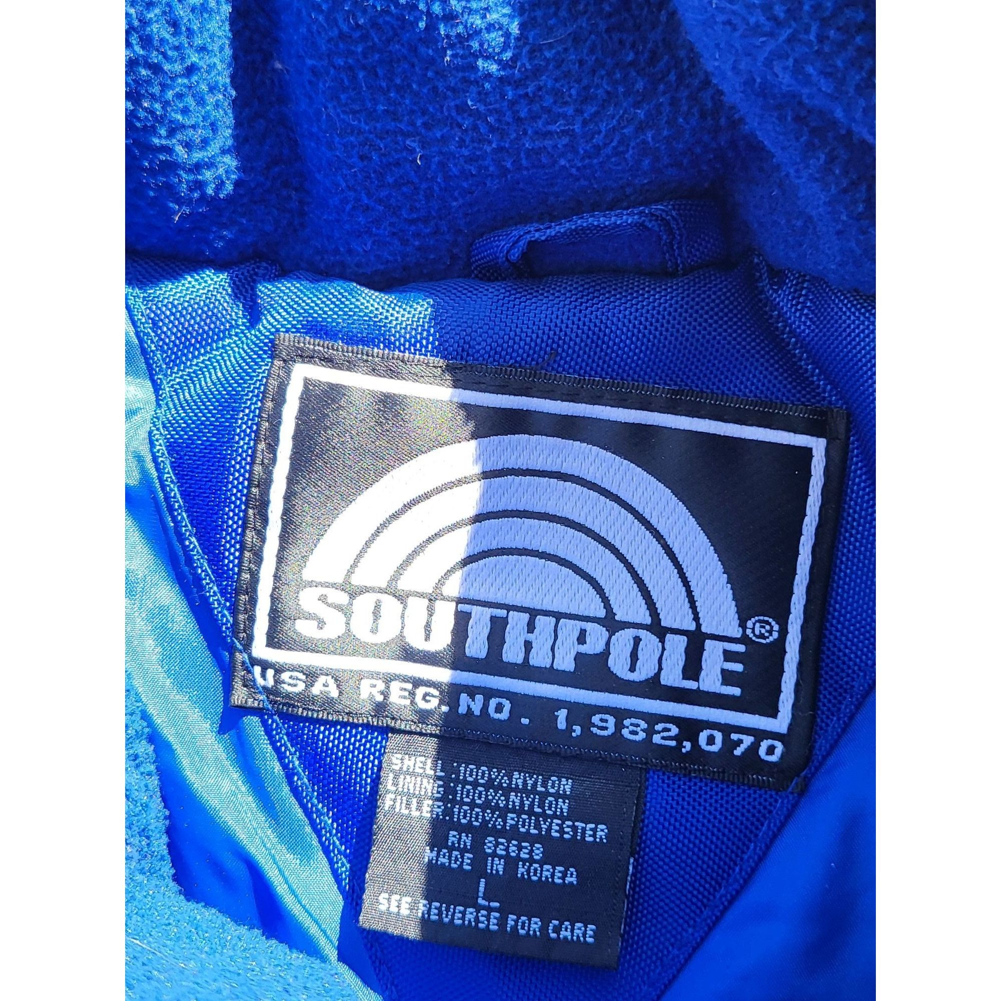 Southpole Vintage Southpole SPG Insulated Winter Coat Men Sz L Blue Zi Size US L / EU 52-54 / 3 - 8 Thumbnail