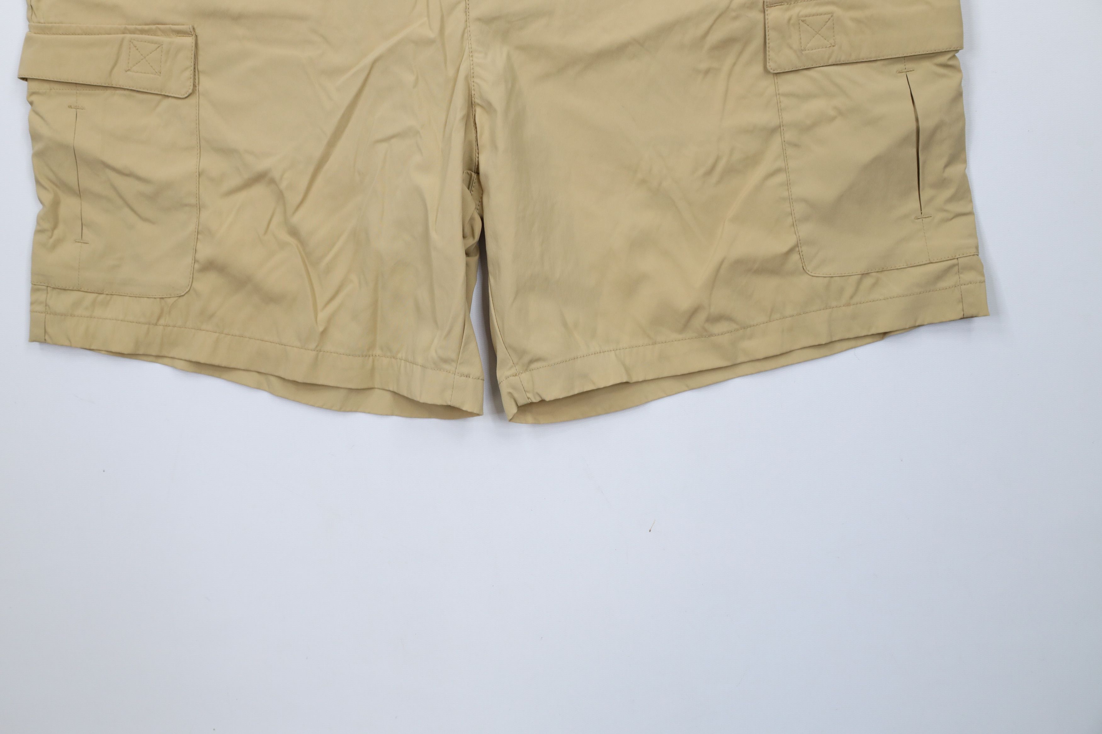 L.L. Bean × Vintage Vintage Y2K LL Bean Tech Hiking Cargo Shorts Beige Nylon Size US 34 / EU 50 - 4 Thumbnail