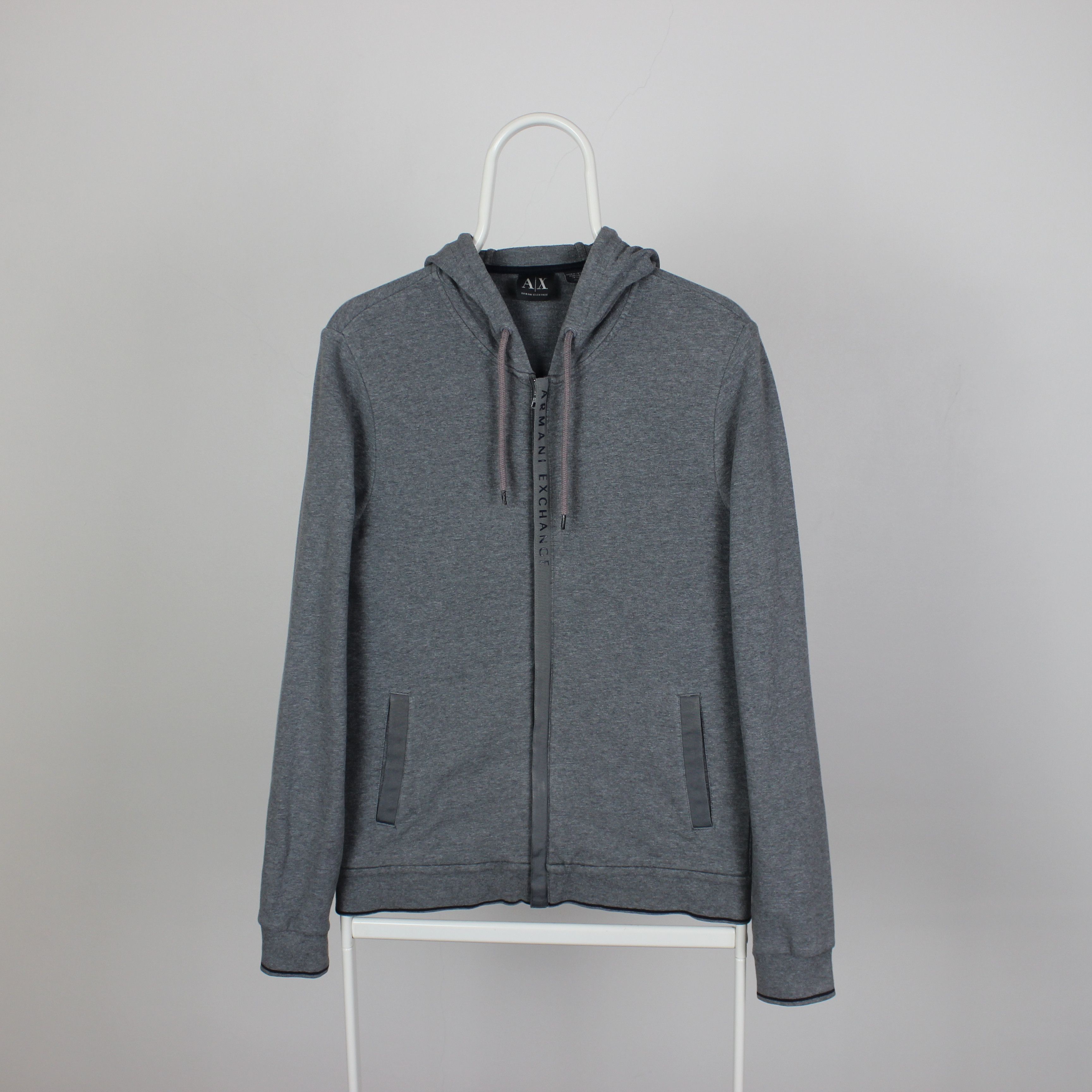 Armani Exchange Armani Exchange AX men full zip hoodie men XS gray Size US XS / EU 42 / 0 - 5 Thumbnail