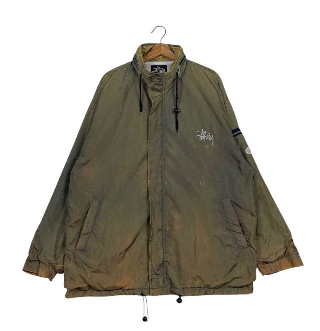 Stussy × Vintage ?90s STUSST SUNFADED ZIPPER LIGHT JACKET | Grailed