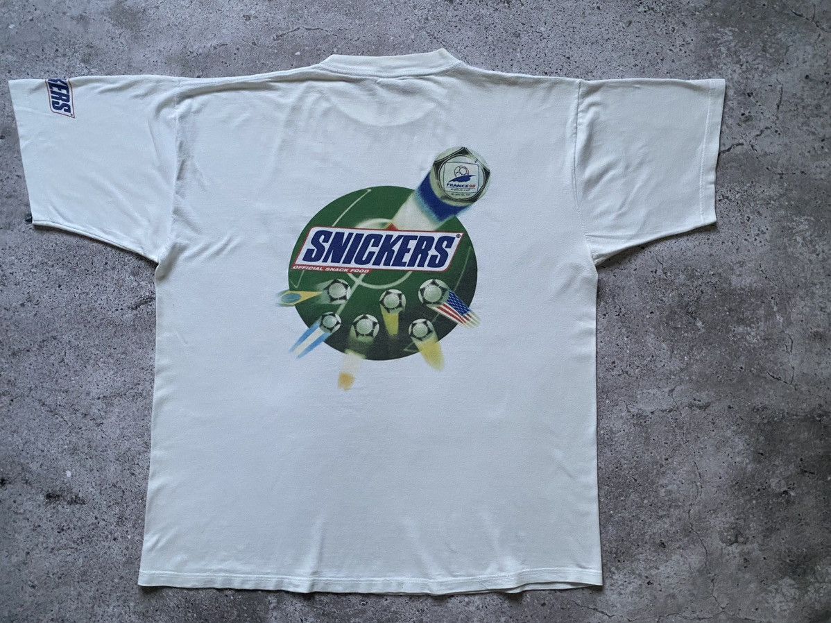 Vintage SNICKERS VINTAGE SHIRT WORLD CU FRANCE 98 Size US L / EU 52-54 / 3 - 8 Thumbnail