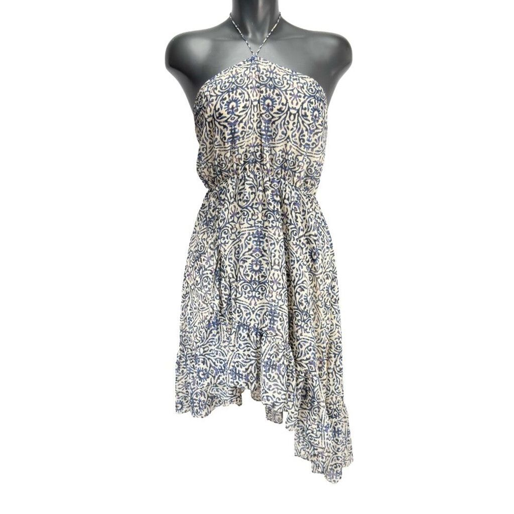 Free People FREE PEOPLE Safari Sunset Halter Ruffle light Summer Dress S Size M / US 6-8 / IT 42-44 - 7 Thumbnail