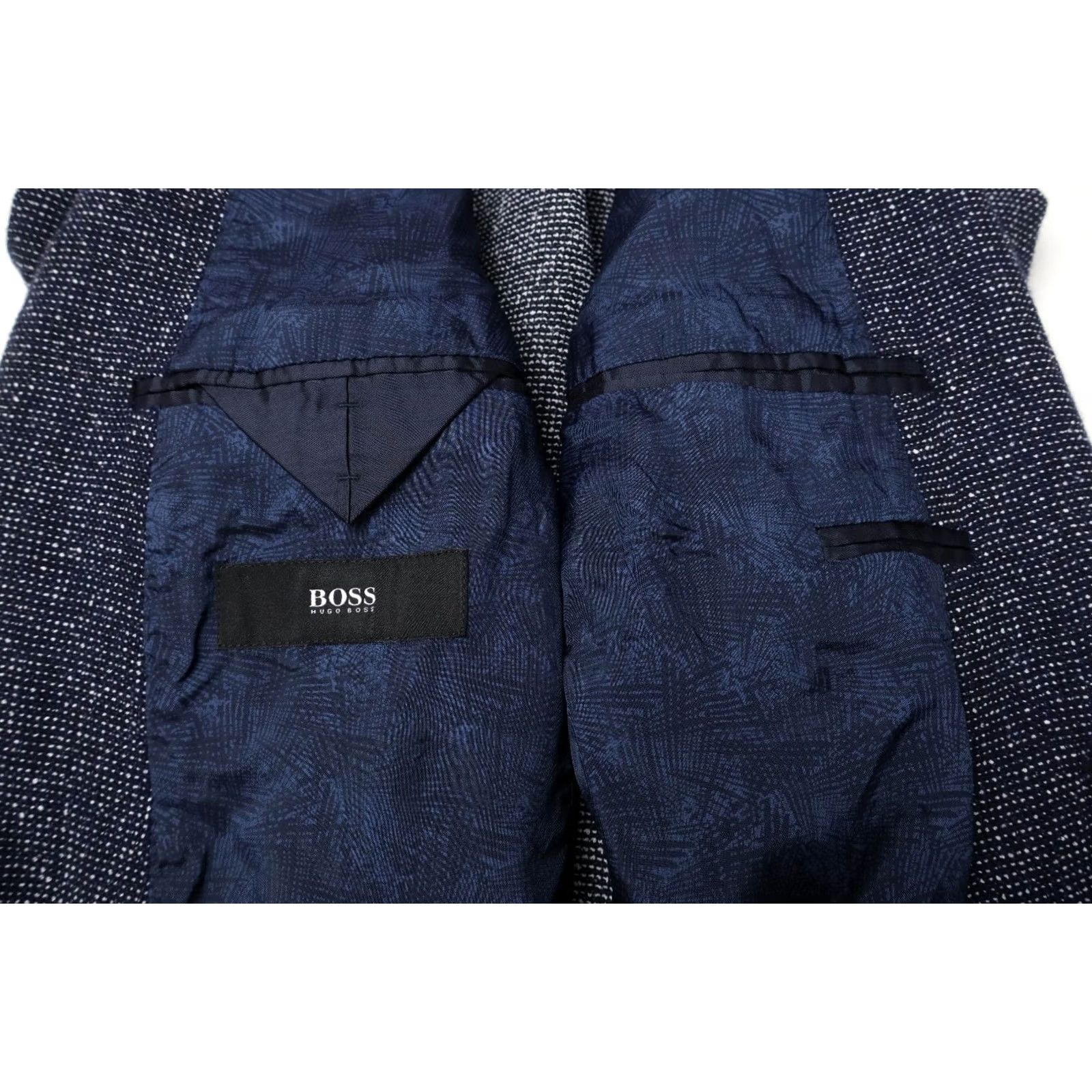 Hugo Boss HUGO BOSS Raye 8 Extra Slim Fit Blazer UK 48 Blue Single-Breasted Pocket Men's Size 48R - 6 Thumbnail