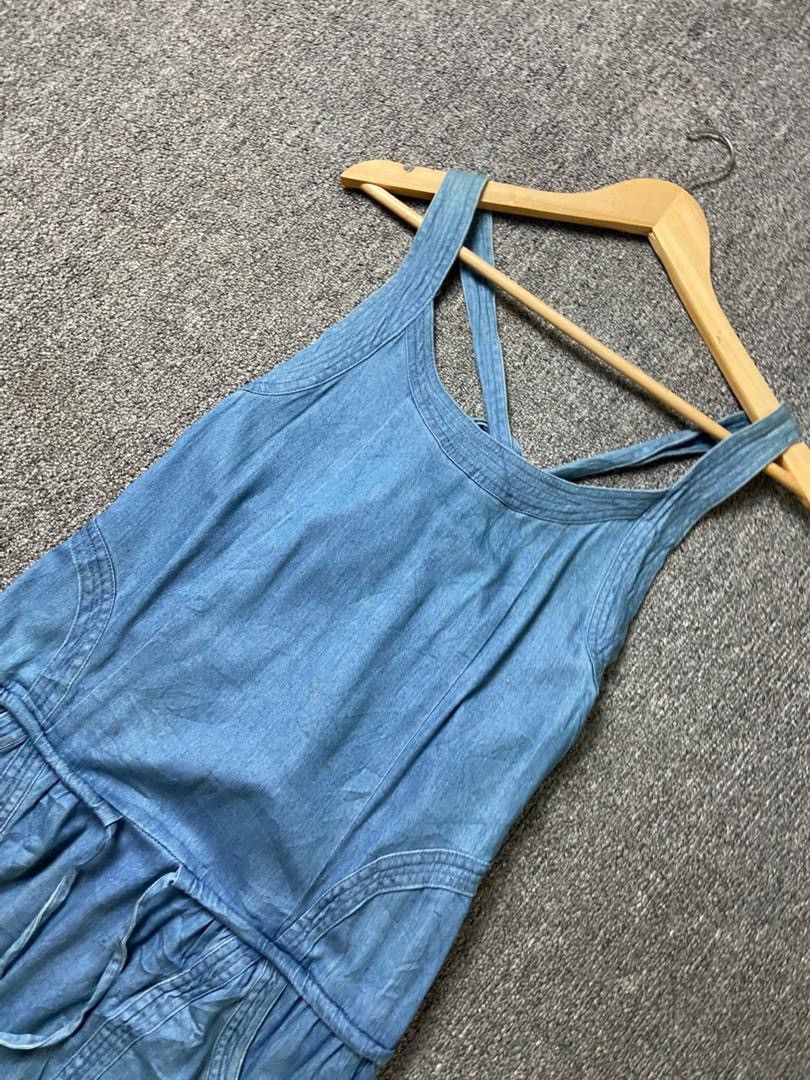 Tsumori Chisato Tsumori Chisato Denim Jumper Overall Skirts (193) Size XS / US 0-2 / IT 36-38 - 9 Thumbnail