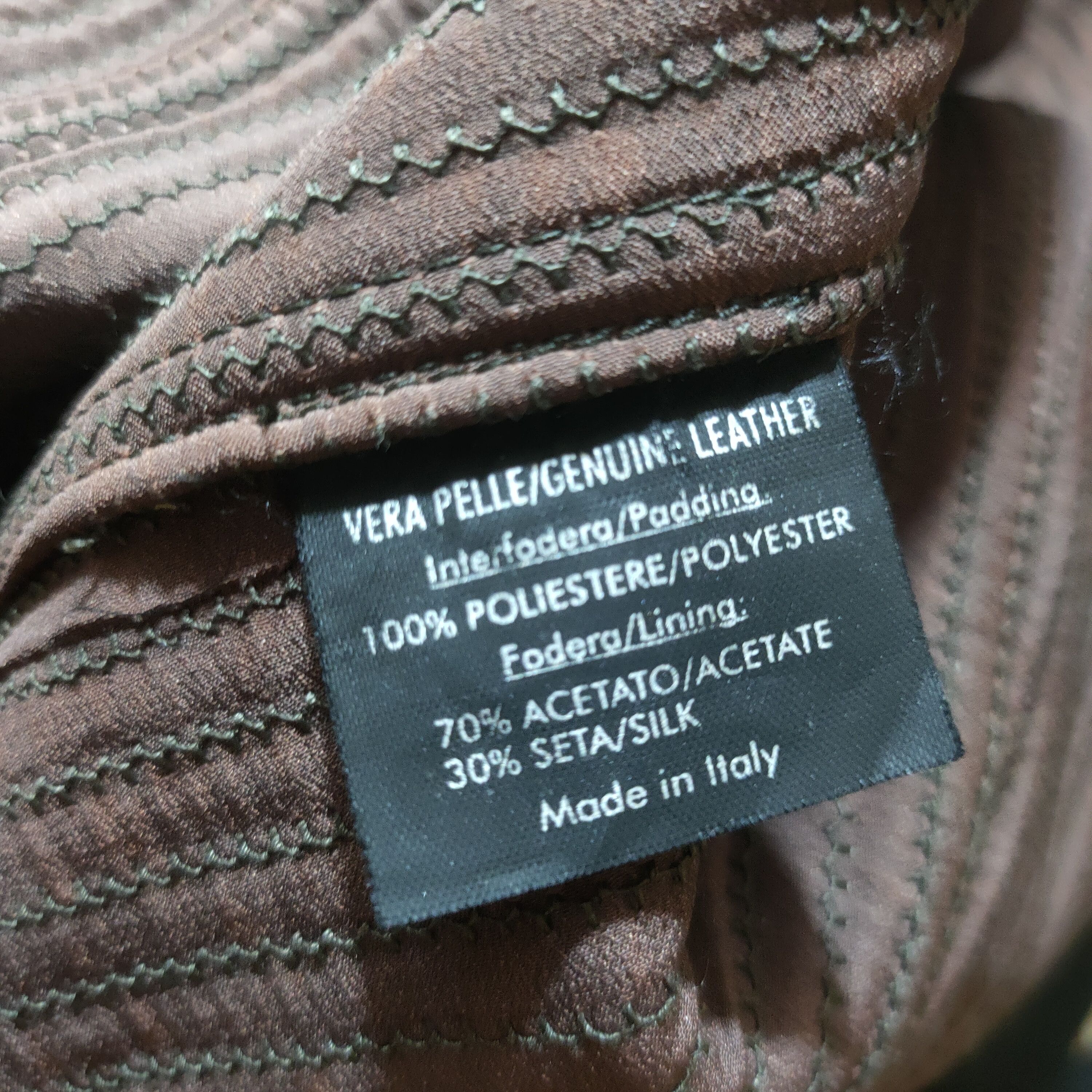 Gucci × Vintage Gucci Stitched Leather Jacket Size S / US 4 / IT 40 - 10 Thumbnail