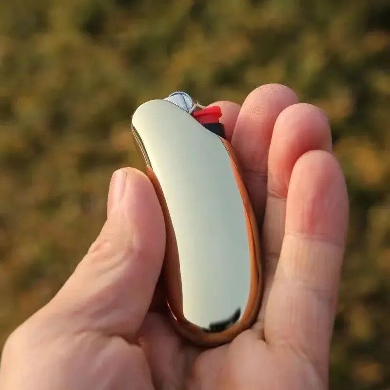 Other Gold mirror metal lighter case Size ONE SIZE - 1 Thumbnail