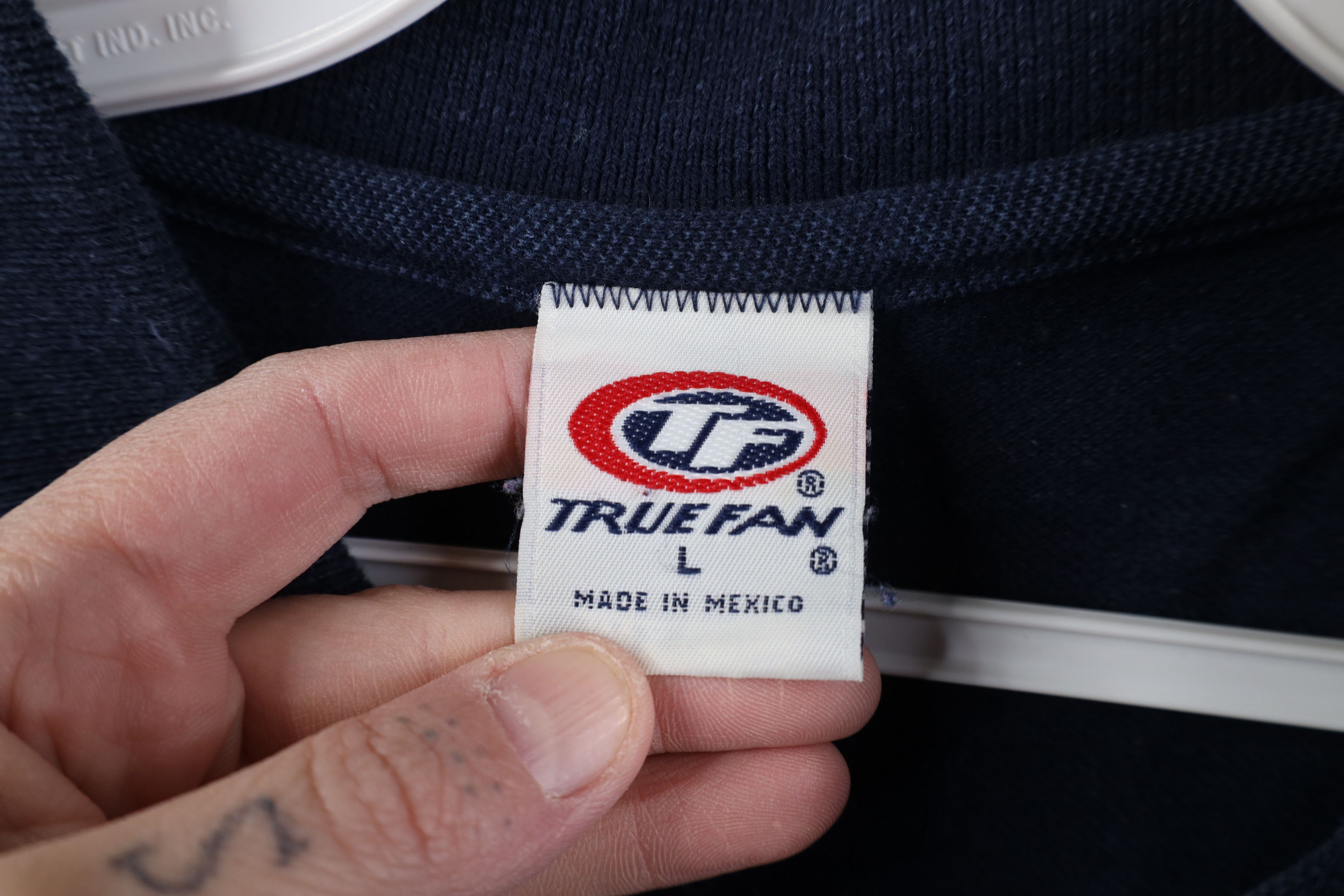 Vintage Vintage 90s English D Detroit Tigers Baseball Golf Polo Blue Size US L / EU 52-54 / 3 - 8 Thumbnail
