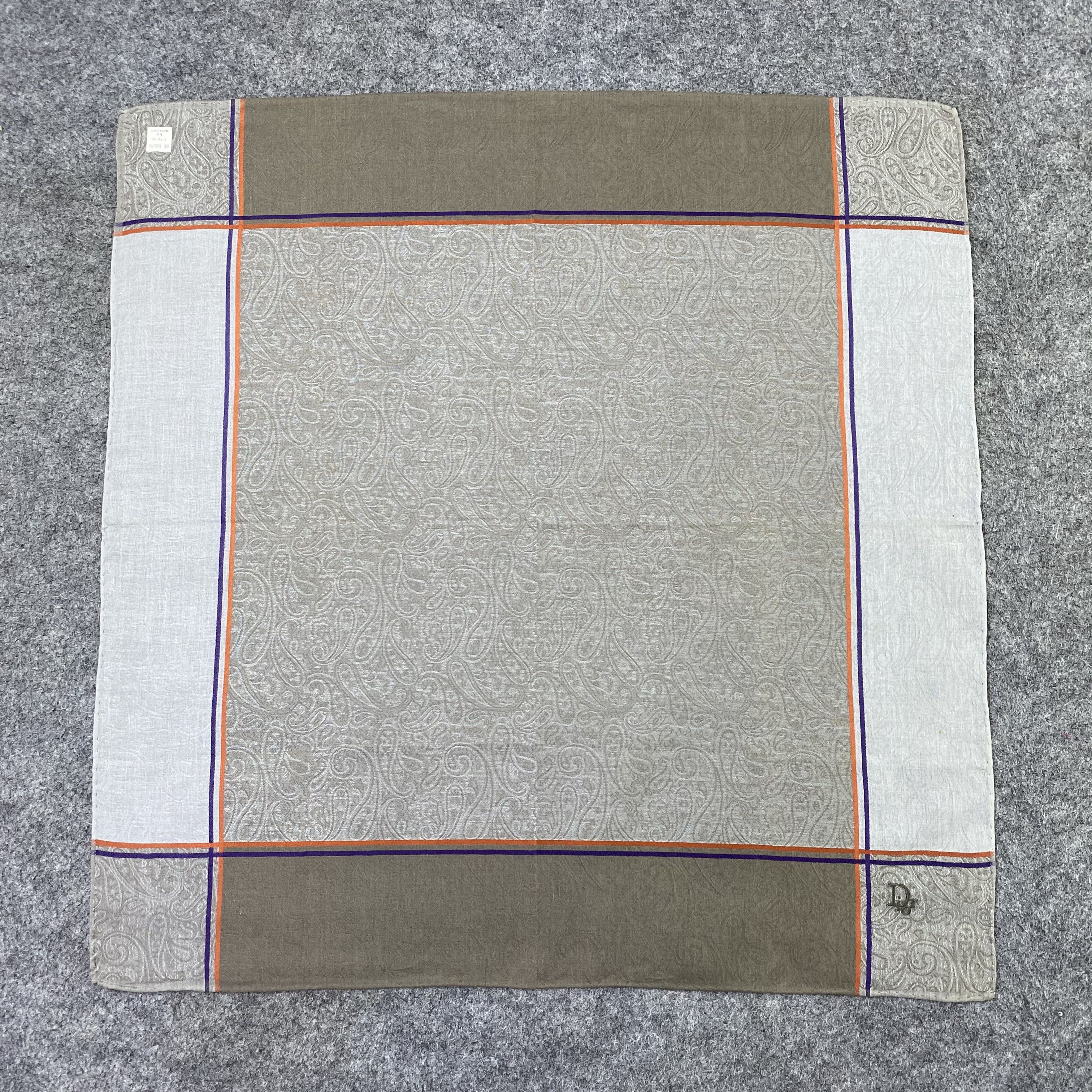 Vintage Christian Dior Handkerchief Neckerchief Bandana-B2053 Size ONE SIZE - 3 Thumbnail