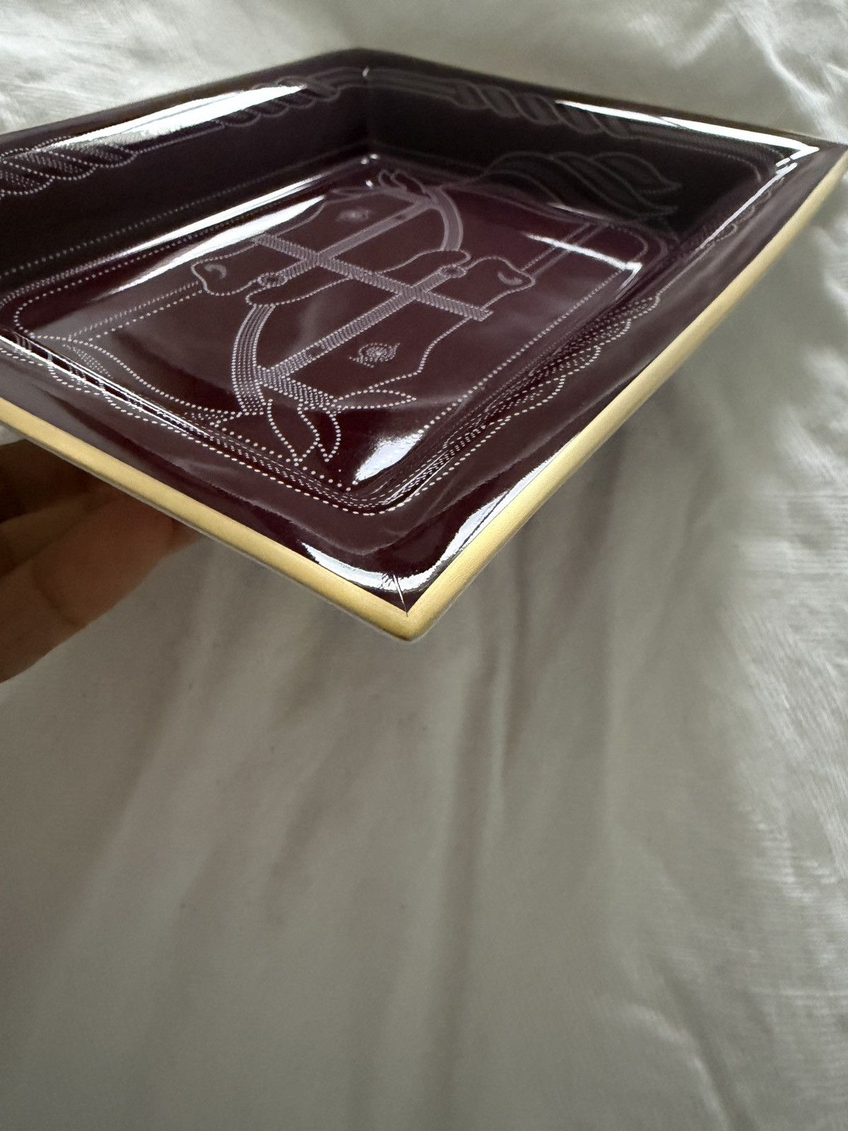Hermes HERMES Quadrige change tray home decorative object piece Size ONE SIZE - 7 Thumbnail