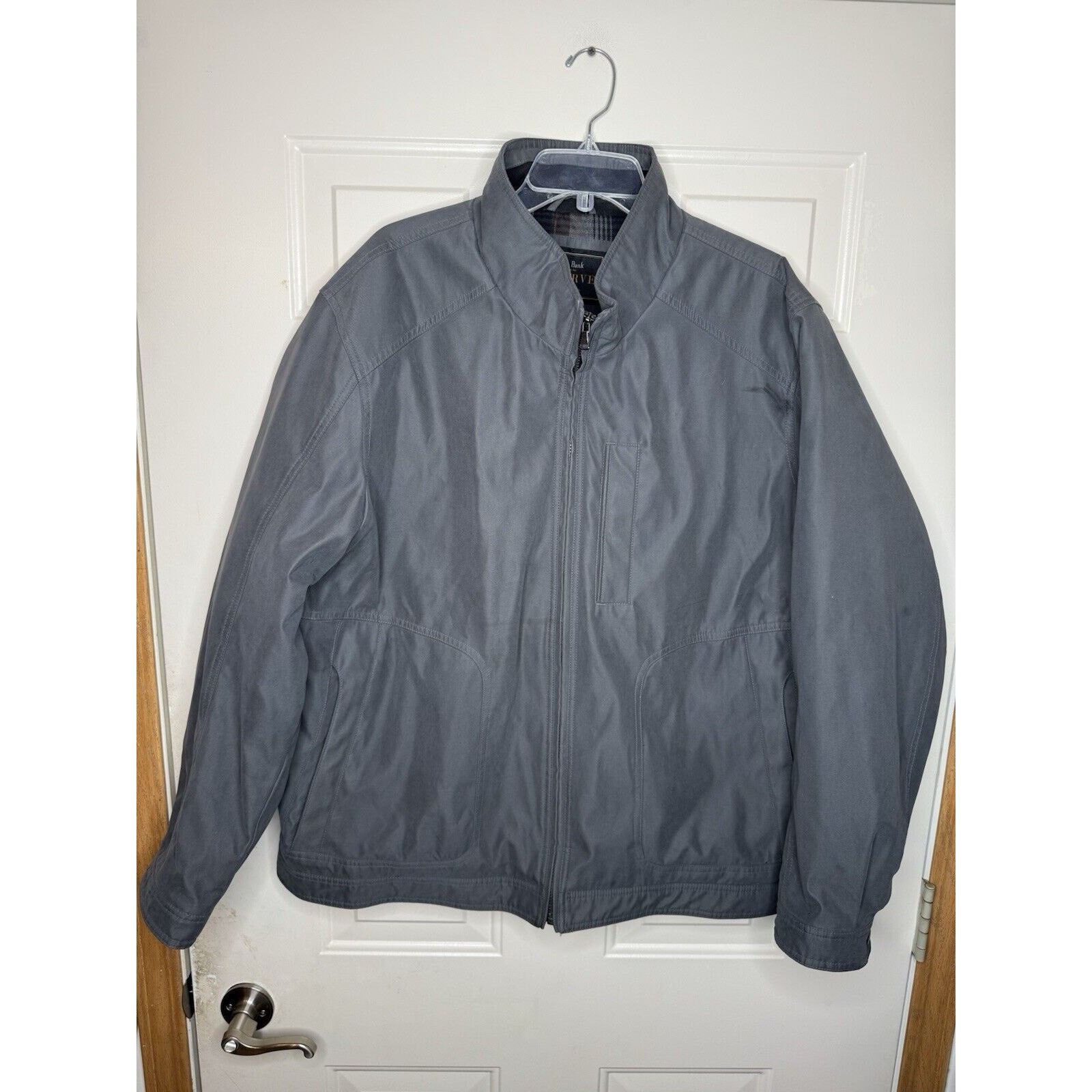 Jos. A. Bank Jos A Bank Reserve Jacket Mens XXL Black Plaid Flannel Lined Size US XXL / EU 58 / 5 - 1 Thumbnail