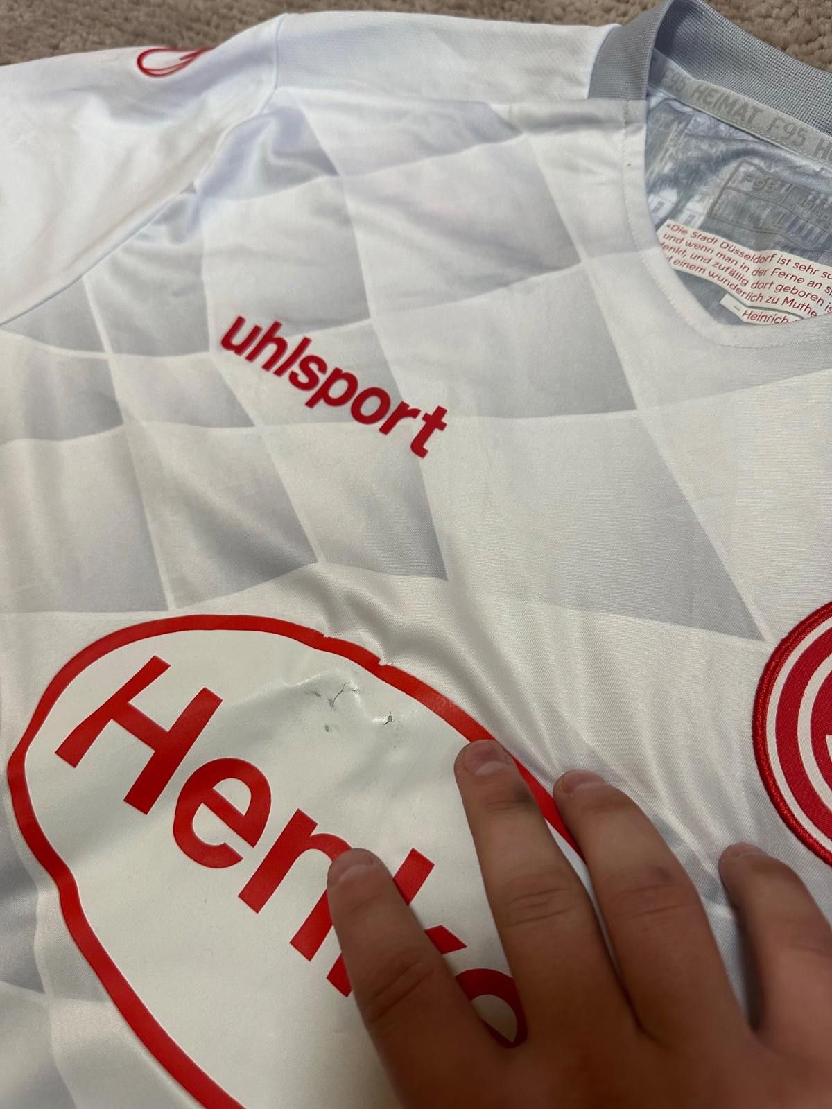 Designer Fortuna Dusseldorf 2018 2019 Football Shirt Uhlsport Jersey Size US L / EU 52-54 / 3 - 4 Thumbnail